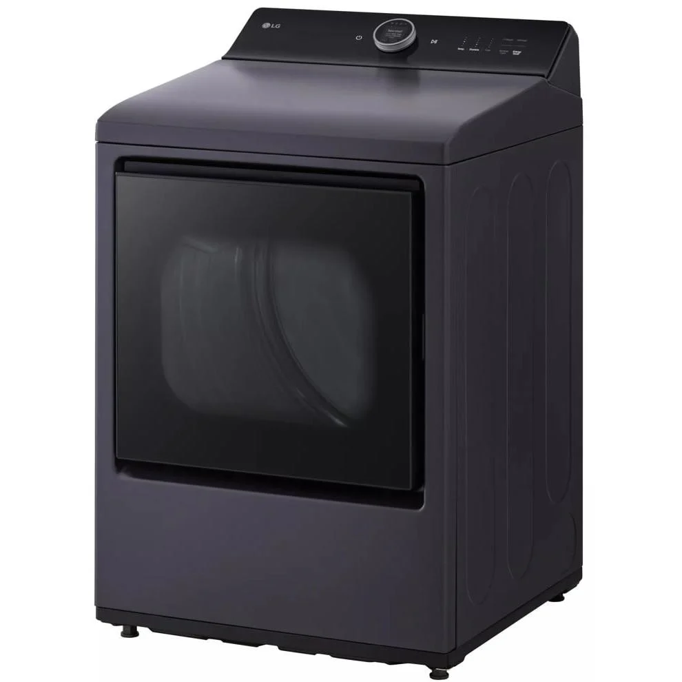 LG Sécheuse électrique de 7,3 pi. cu. avec porte EasyLoad™ et capteur AI DLEX8600BE - Image 2