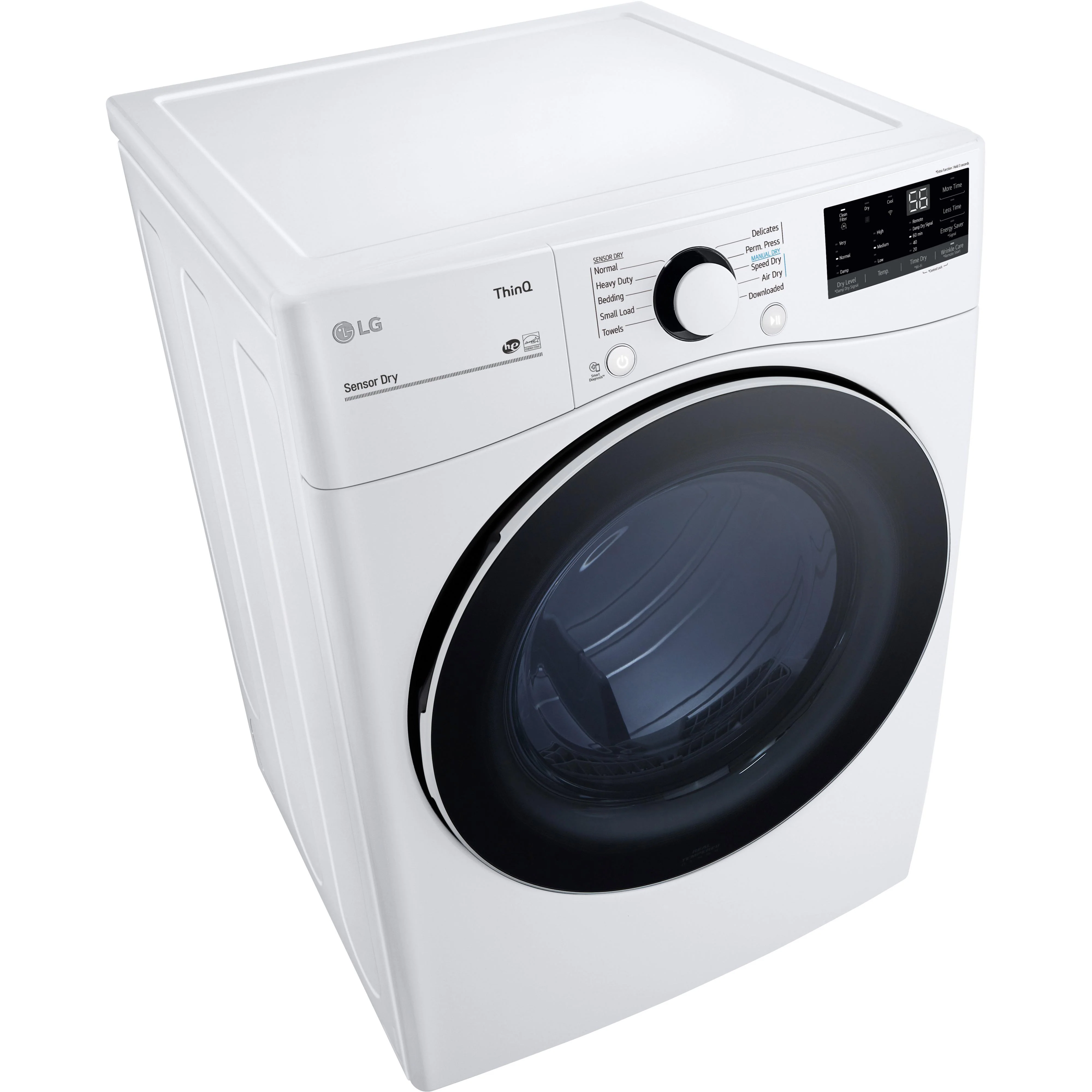 LG Sécheuse électrique de 7.4 pi.cu. avec technologie ThinQ® DLE3600W - Image 11