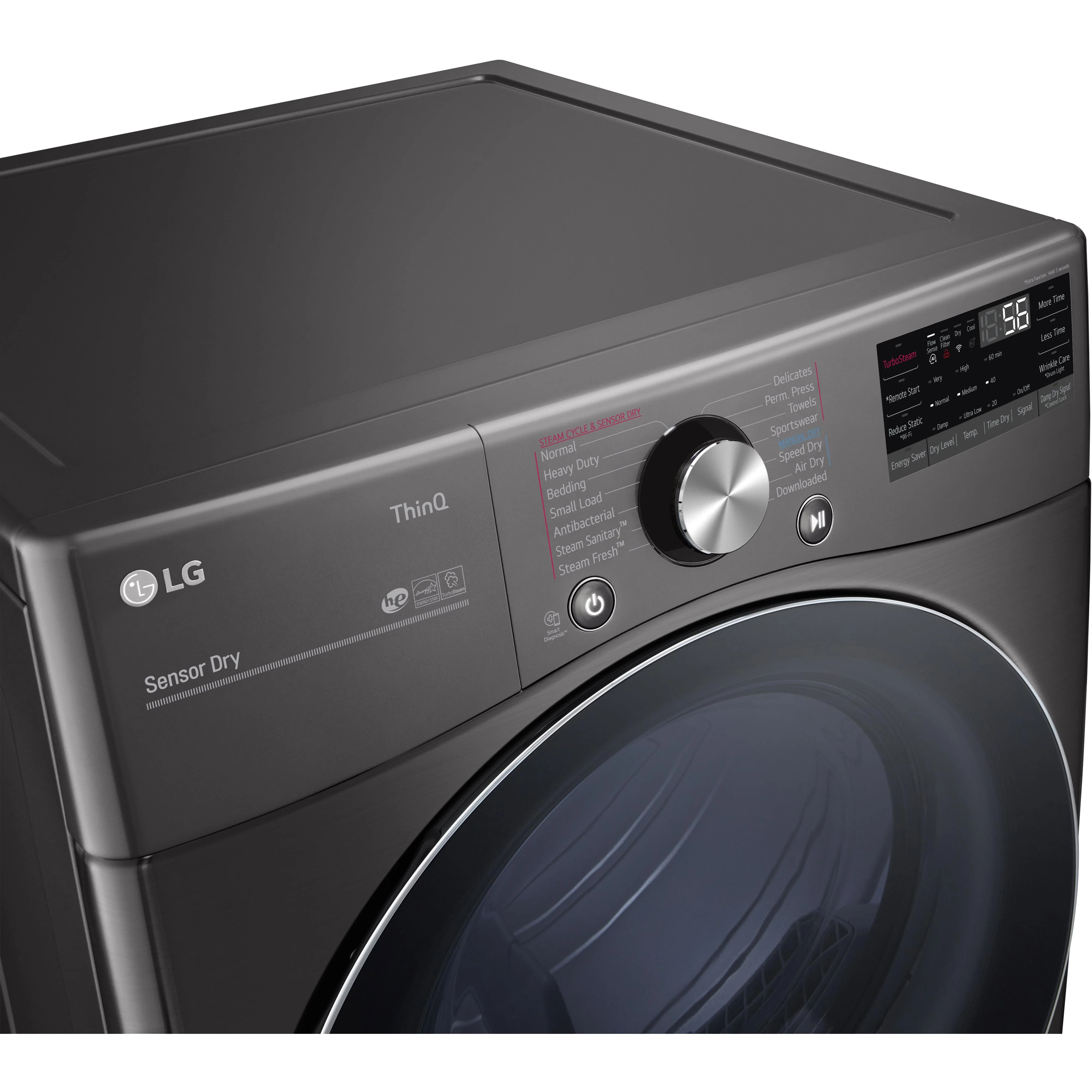 LG Sécheuse électrique de 7.4 pi.cu. avec technologie TurboSteam™ DLEX4200B - Image 10