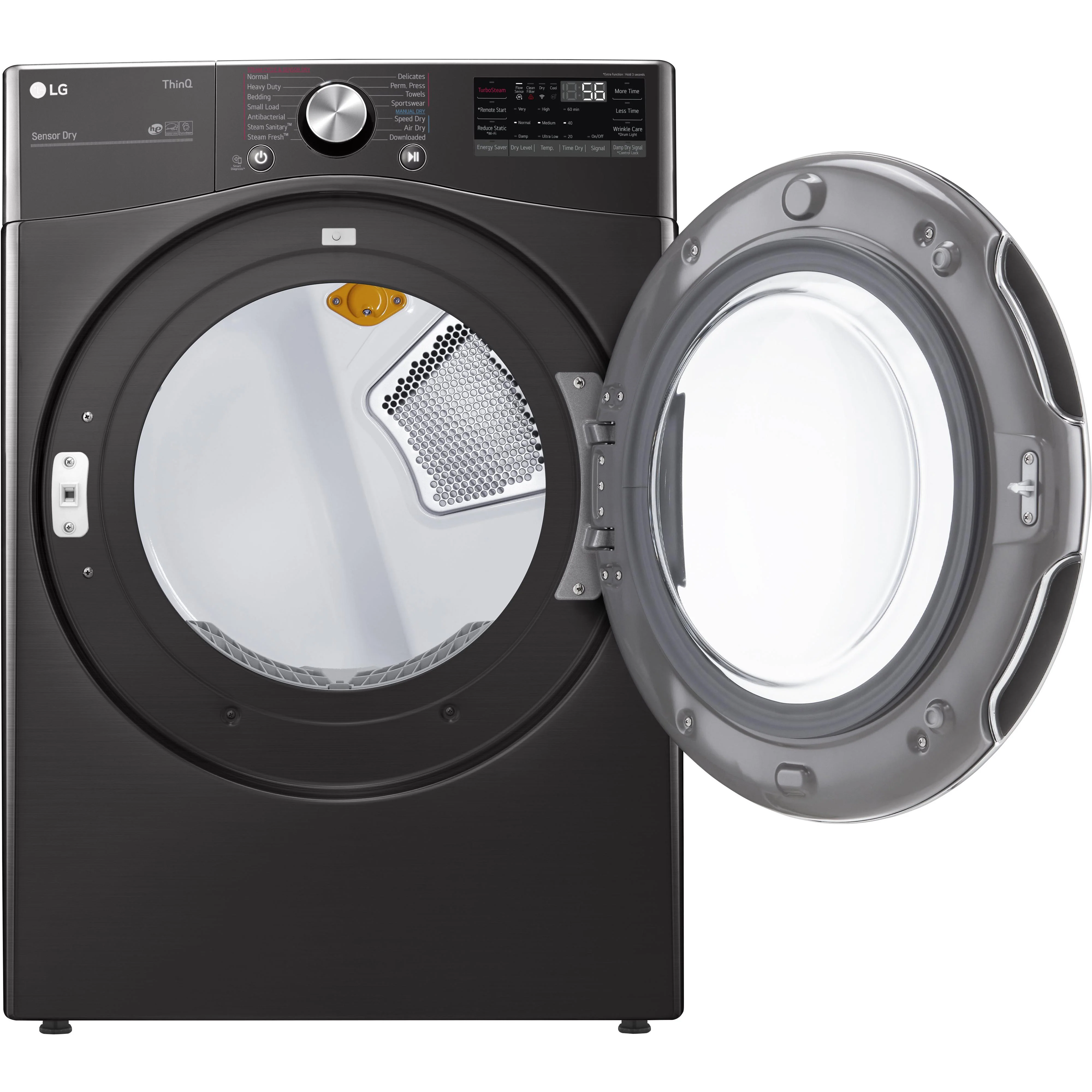 LG Sécheuse électrique de 7.4 pi.cu. avec technologie TurboSteam™ DLEX4200B - Image 3