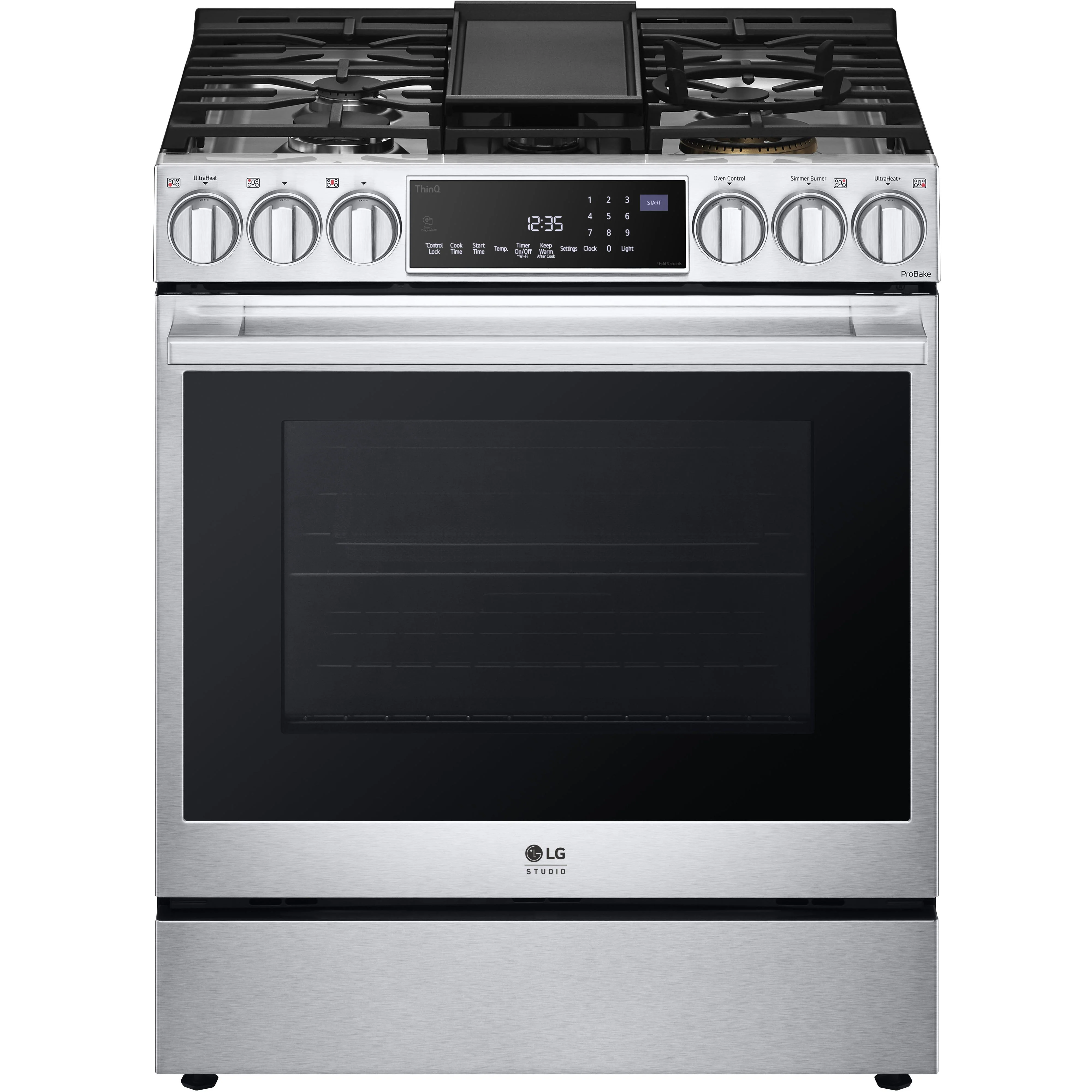 LG STUDIO Cuisinière encastré au gaz de 30 po. avec technologie convection LSGS6338F
