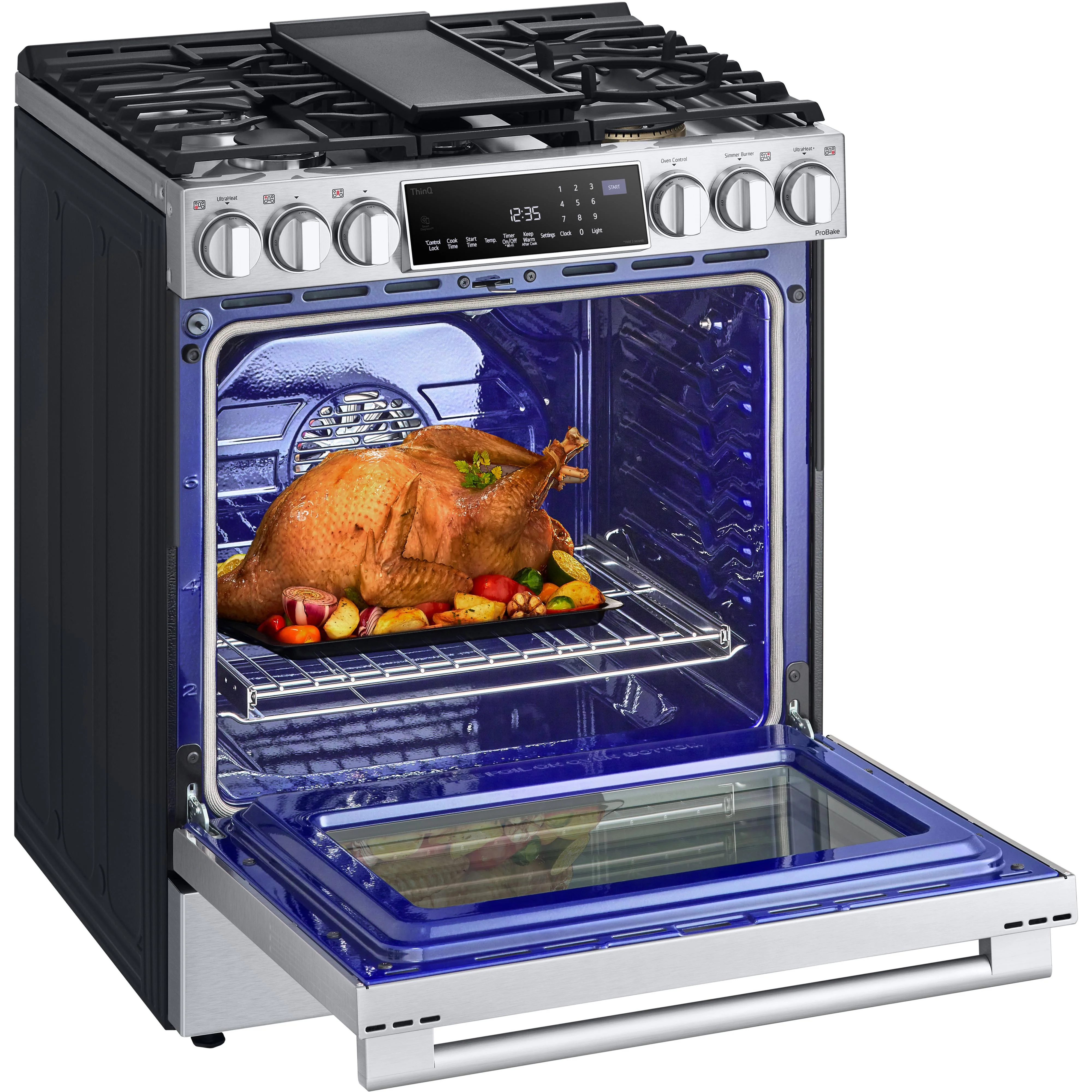 LG STUDIO Cuisinière encastré au gaz de 30 po. avec technologie convection LSGS6338F - Image 12