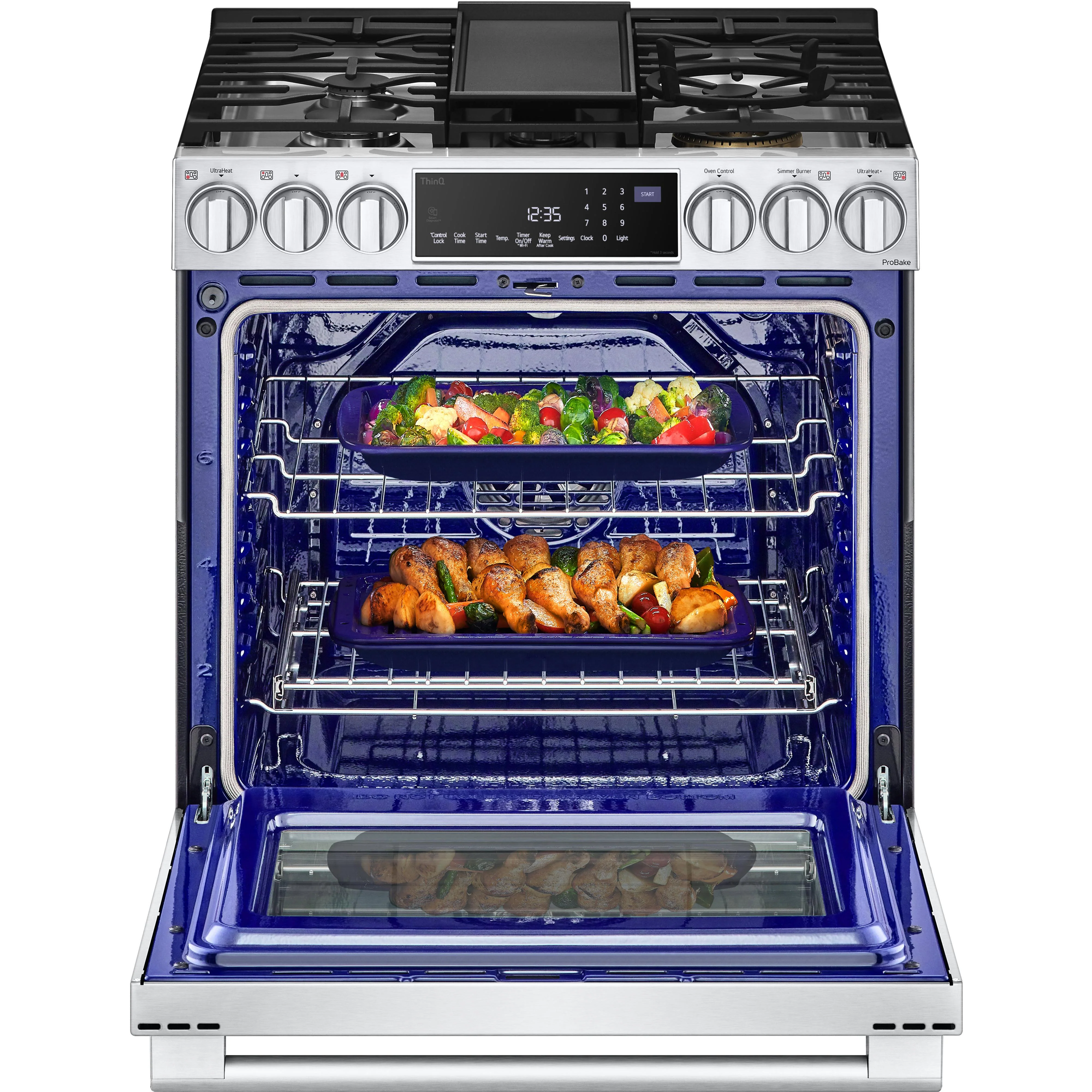 LG STUDIO Cuisinière encastré au gaz de 30 po. avec technologie convection LSGS6338F - Image 4