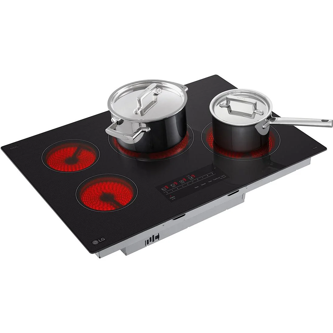 LG Table de cuisson encastrée électrique intelligente de 30 pouces avec 4 éléments CBEW3013BE - Image 9
