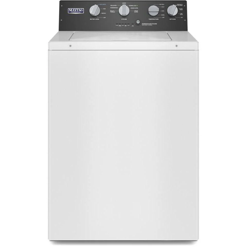 Maytag Commercial Laundry Laveuse à chargement par le dessus de 4,0 pi. cu. avec agitateur à double action MVWP586GW
