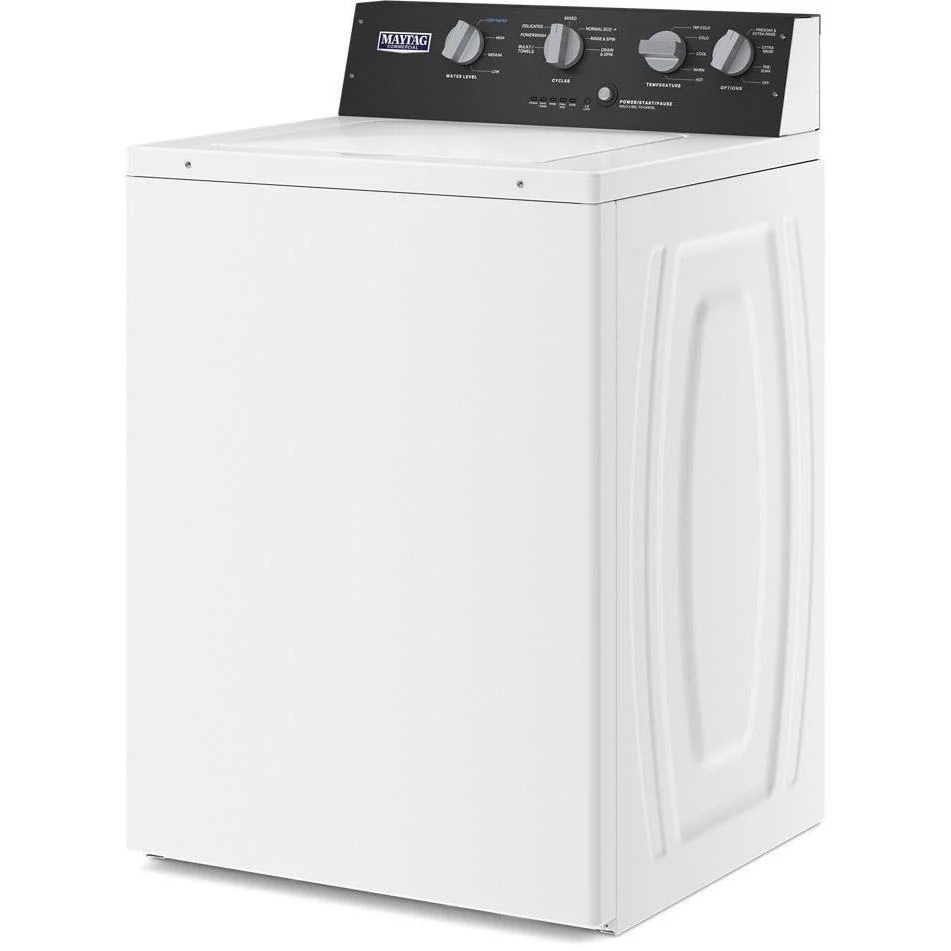 Maytag Commercial Laundry Laveuse à chargement par le dessus de 4,0 pi. cu. avec agitateur à double action MVWP586GW - Image 2