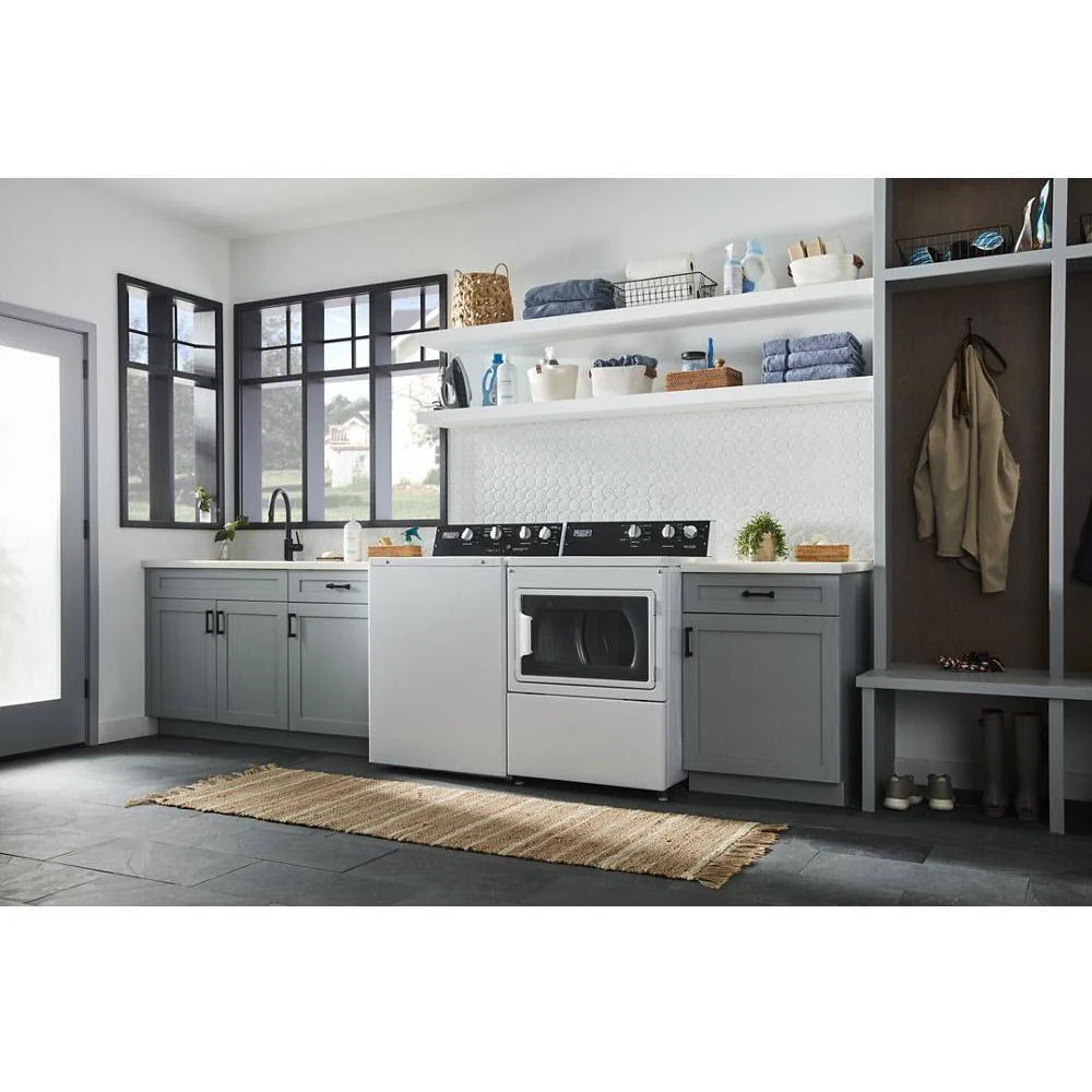 Maytag Commercial Laundry Laveuse à chargement par le dessus de 4,0 pi. cu. avec agitateur à double action MVWP586GW - Image 8