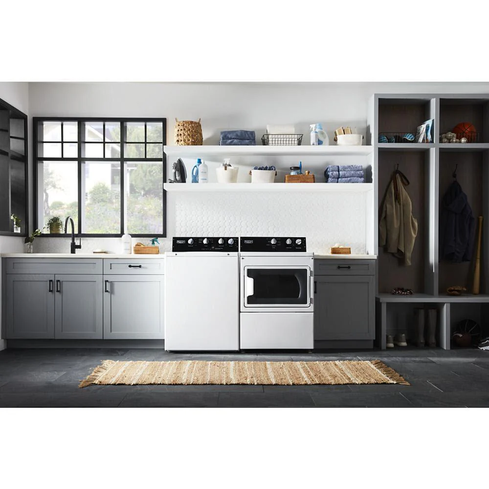 Maytag Commercial Laundry Laveuse à chargement par le dessus de 4,0 pi. cu. avec agitateur à double action MVWP586GW - Image 9