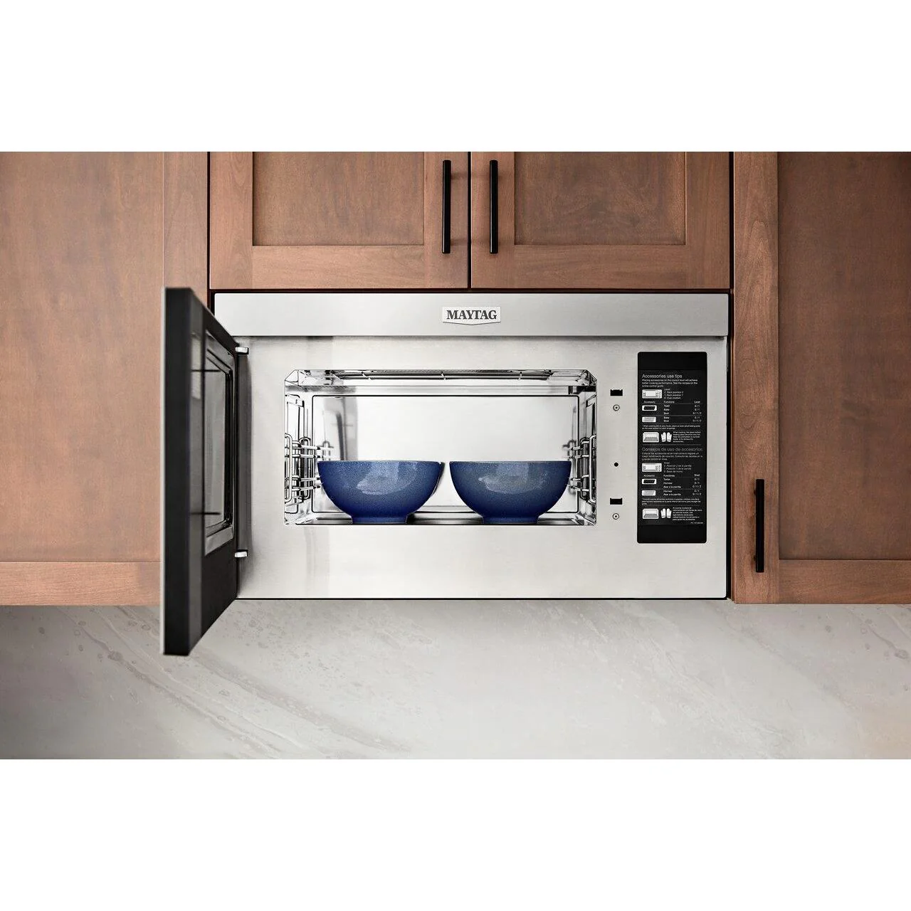Maytag Four à micro-ondes-grilloir à hotte intégrée de 30 pouces, 1,1 pi. cu. YMMMF8030PZ - Image 6
