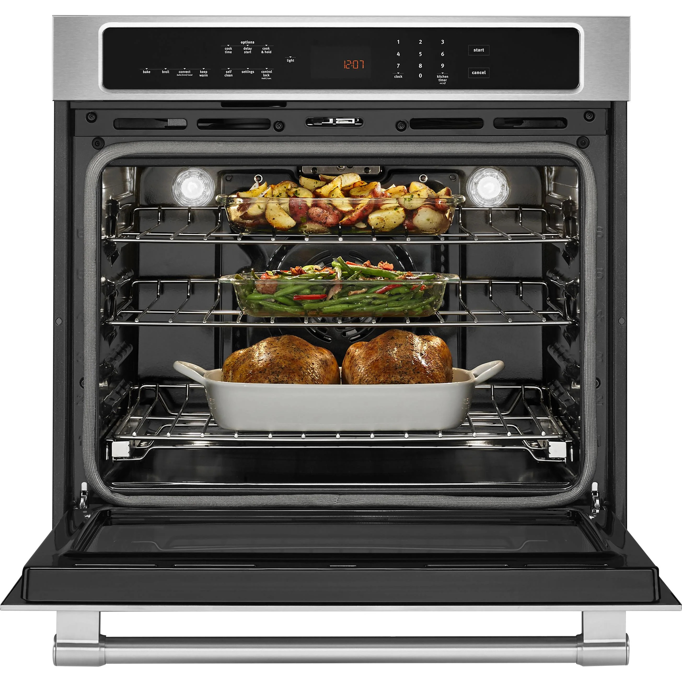 Maytag Four mural encastré simple de 30 po, 5 pi cu avec convection MEW9530FZ - Image 3
