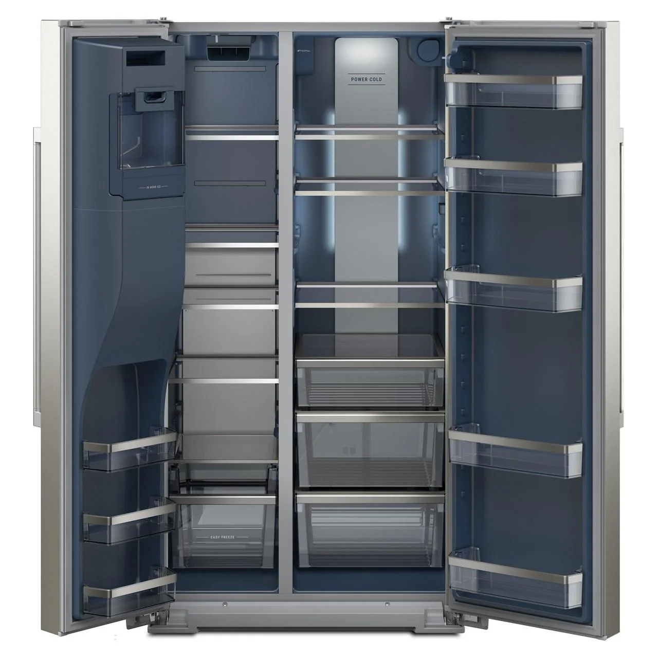 Maytag Réfrigérateur côte-à-côte de 36 pouces, 28 pi. cu. avec distributeur d'eau et de glace MRSF6636RZ - Image 2