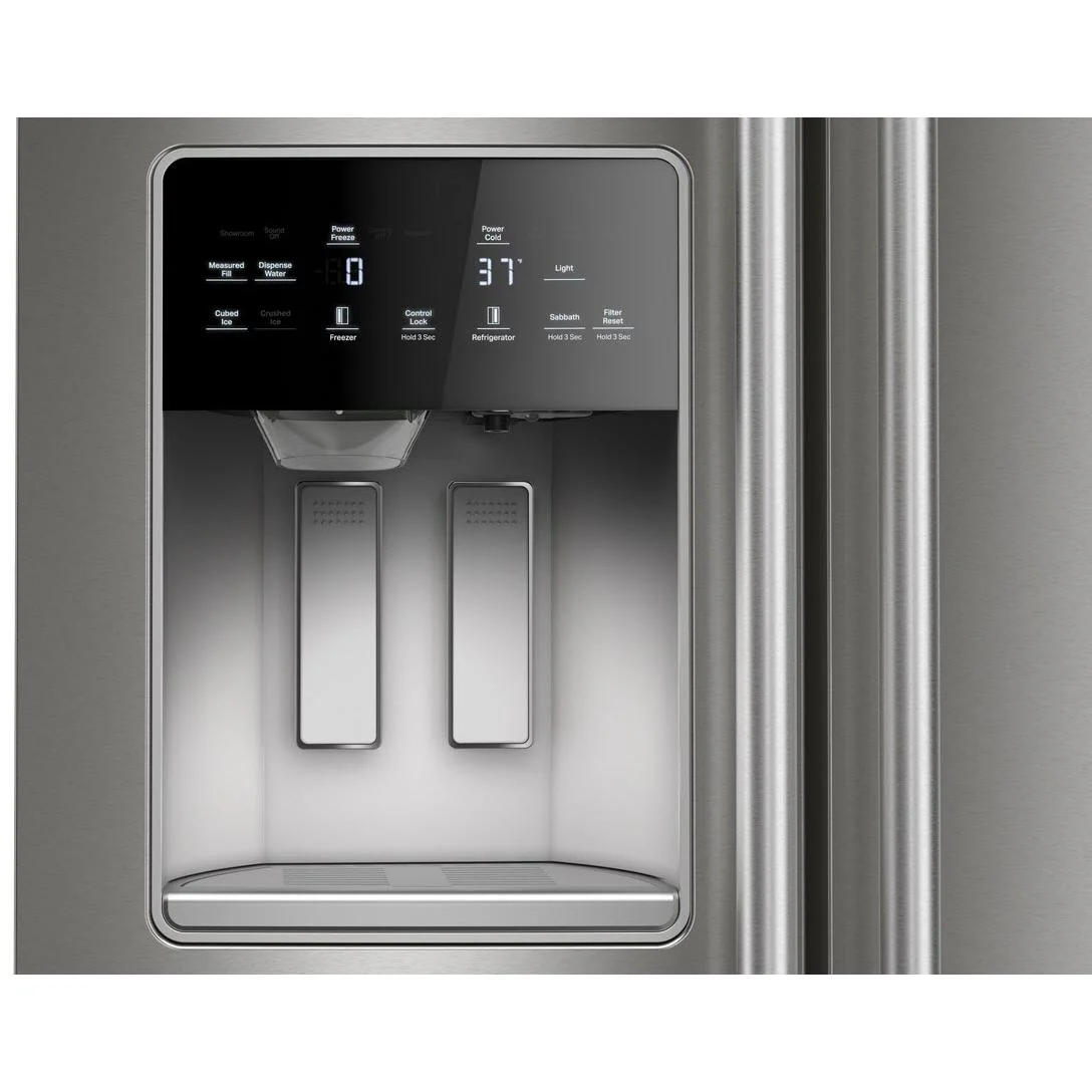Maytag Réfrigérateur côte-à-côte de 36 pouces, 28 pi. cu. avec distributeur d'eau et de glace MRSF6636RZ - Image 5