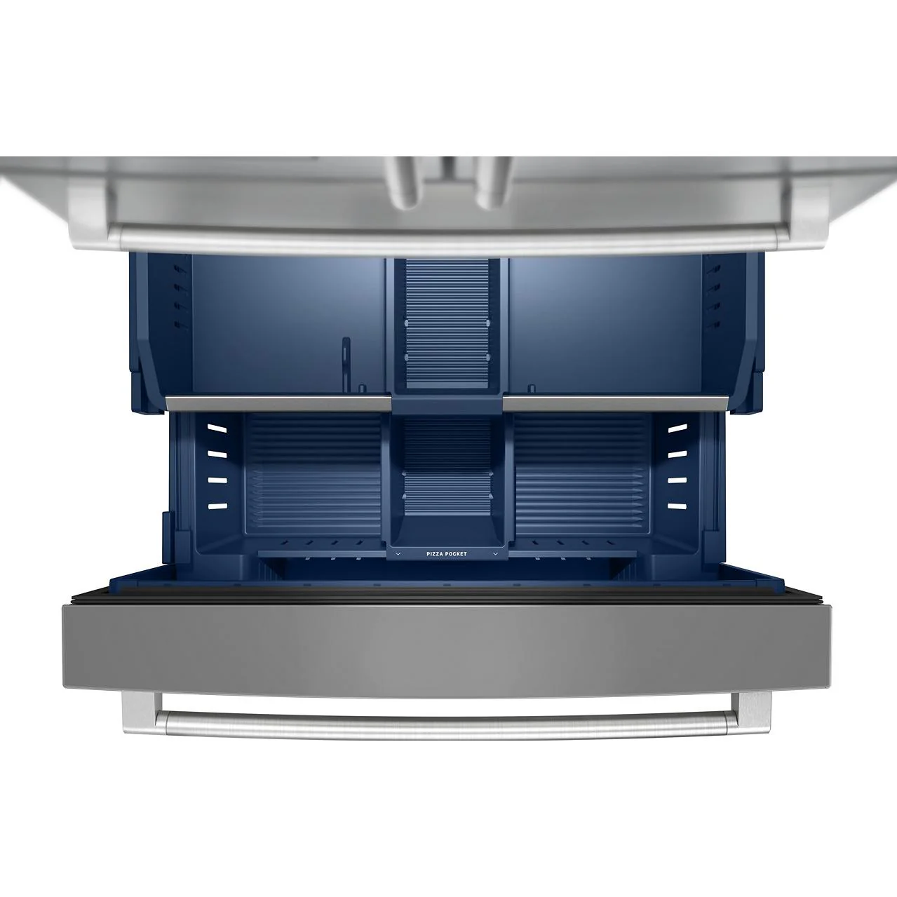 Maytag Réfrigérateur quatre portes avec porte à deux battants de 28,9 pi. cu. avec distributeur d'eau et de glaçons externe MRMF5436TZ - Image 3
