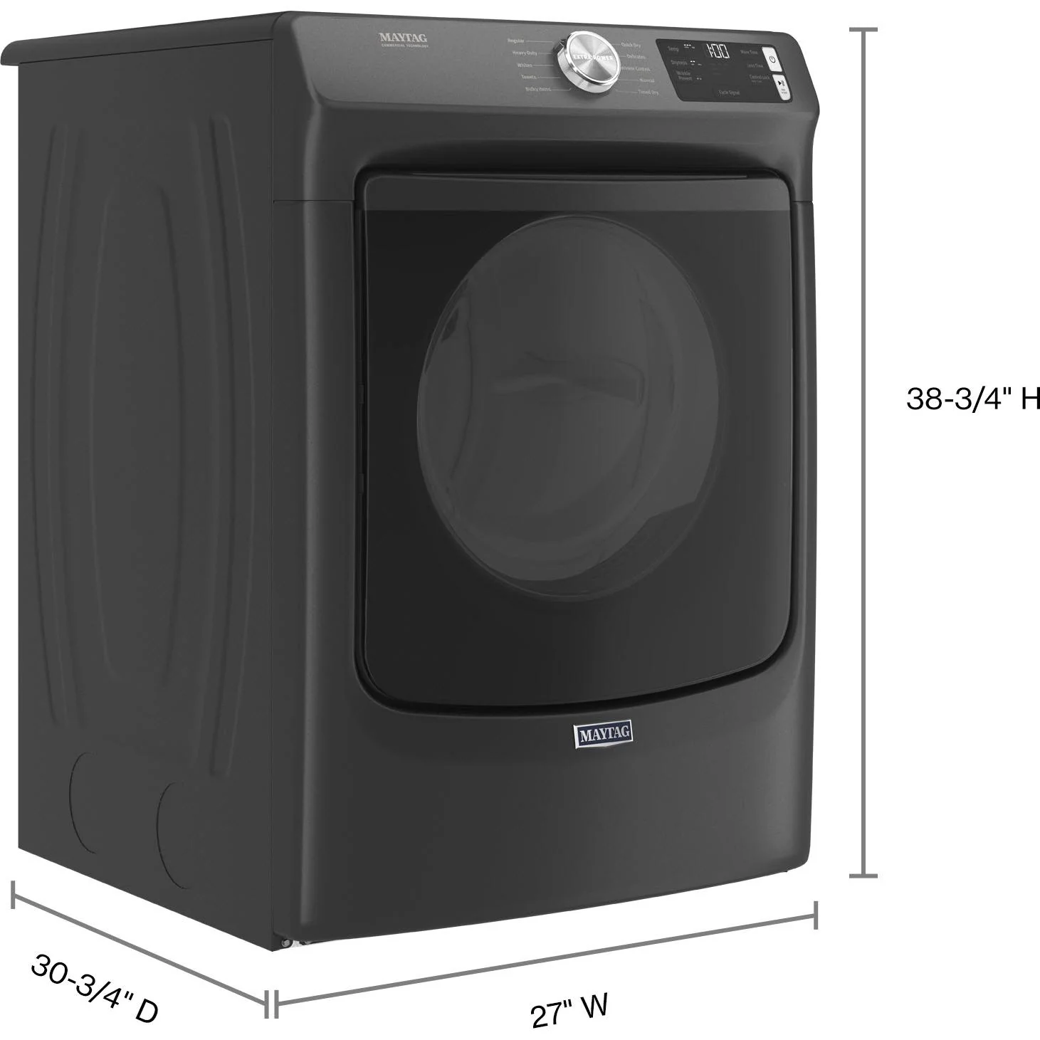 Maytag Sécheuse à gaz de 7,3 pi. cu. avec technologie commerciale Maytag® MGD5630MBK - Image 6