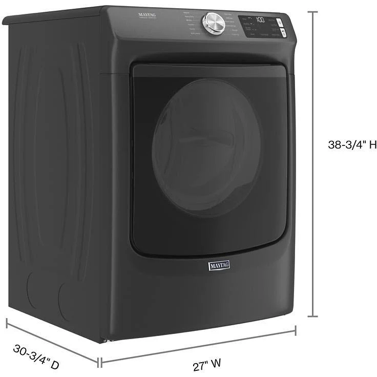 Maytag Sécheuse à gaz de 7,3 pi. cu. avec technologie commerciale Maytag® MGD6630MBK - Image 4