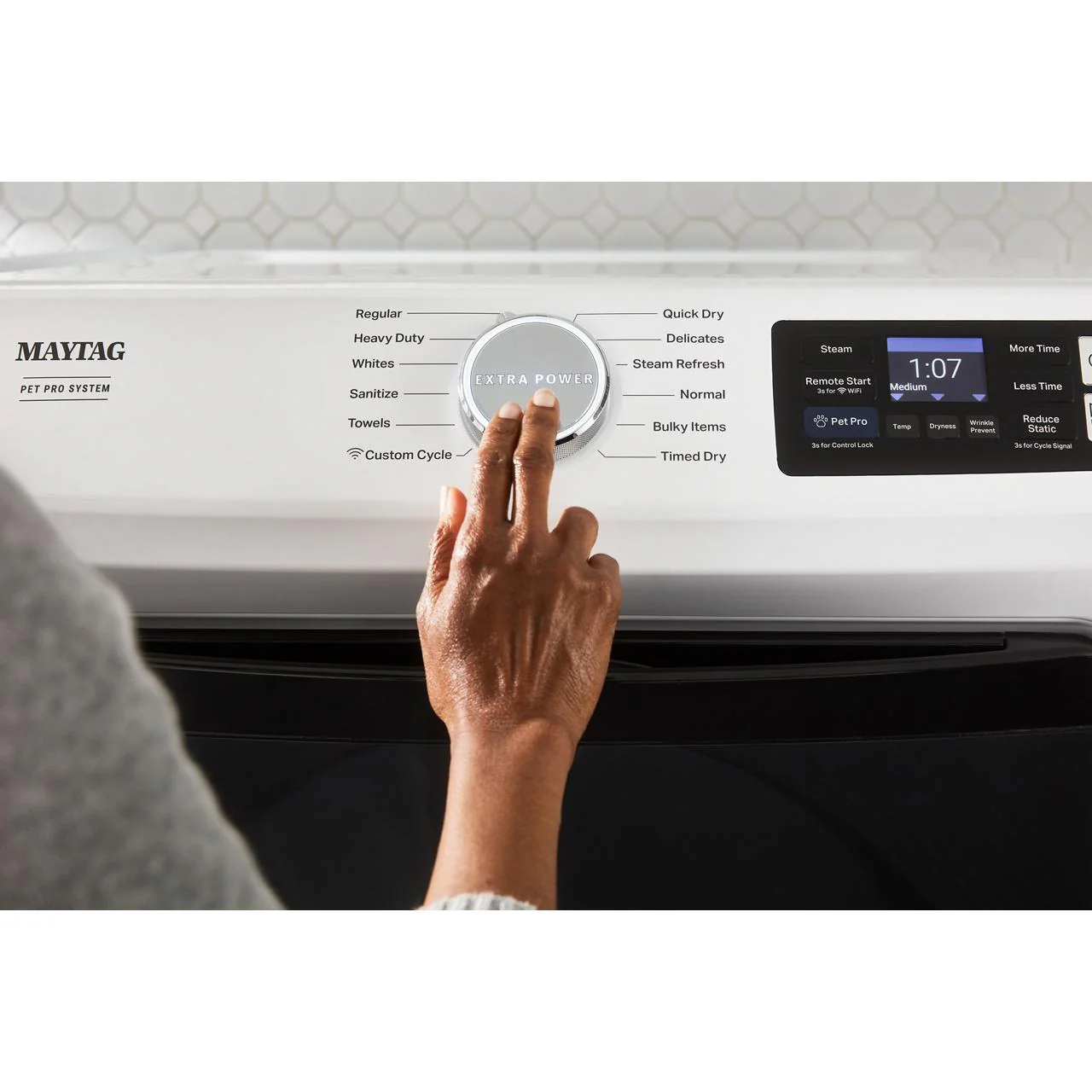 Maytag Sécheuse électrique de 7,4 pi. cu. avec option Pet Pro - Image 44