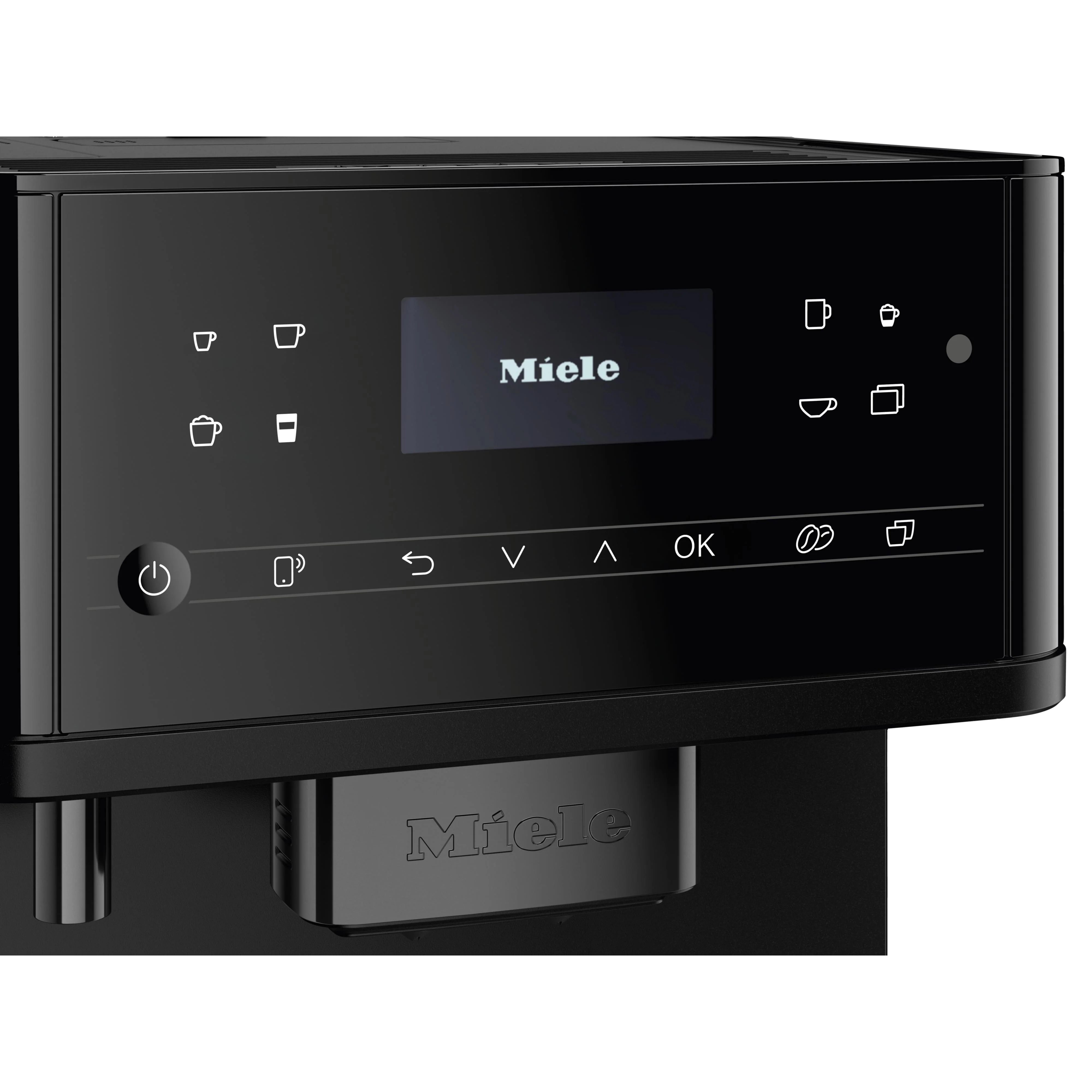 Miele Machine à café CM 6360 MilkPerfection Obsidian Matte Black - Image 4