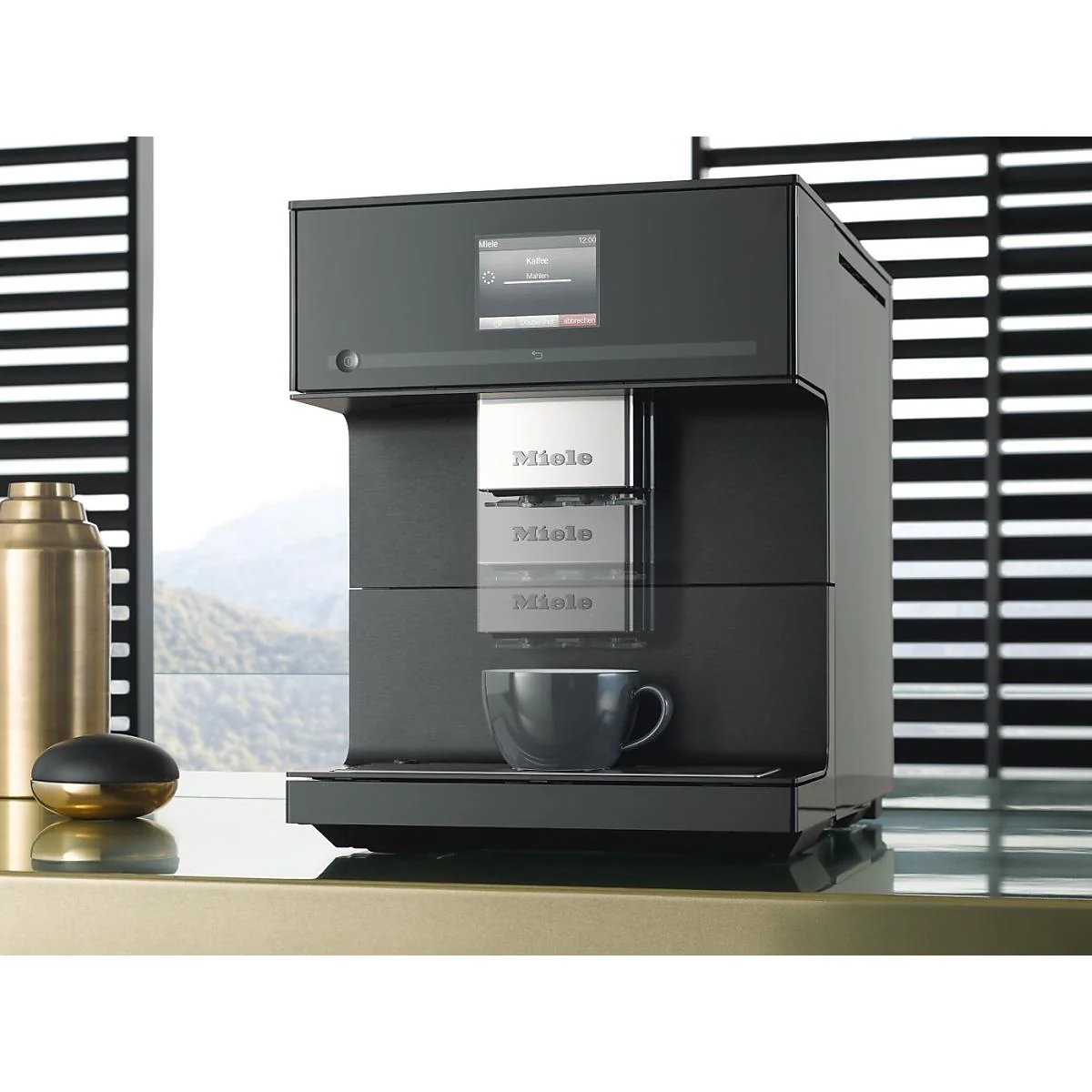 Miele Machine à café CM 7750 CoffeeSelect Obsidian Matte Black - Image 6