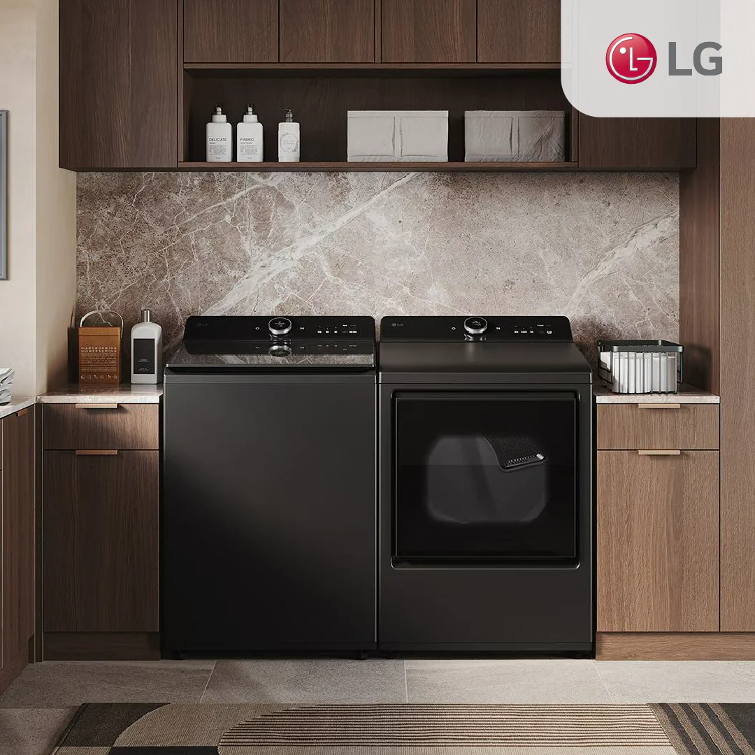 Obtenez 100$ de rabais supplémentaire à l'achat de 2 appareils LG de lessive