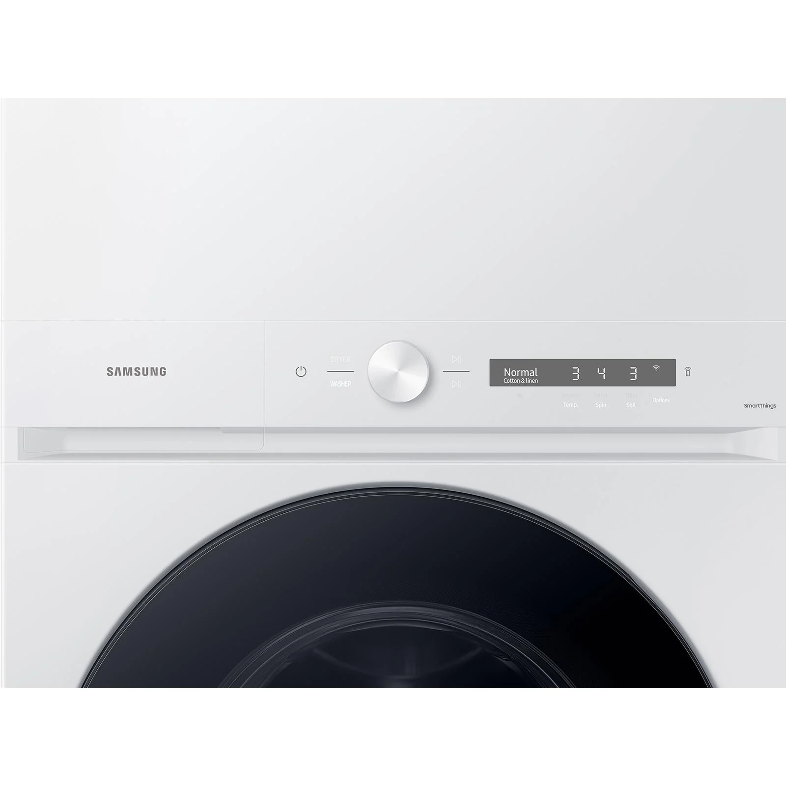 Samsung Centre de buanderie laveuse/sécheuse superposées électrique Bespoke avec Wi-Fi WH46DBH100EWAC - Image 7
