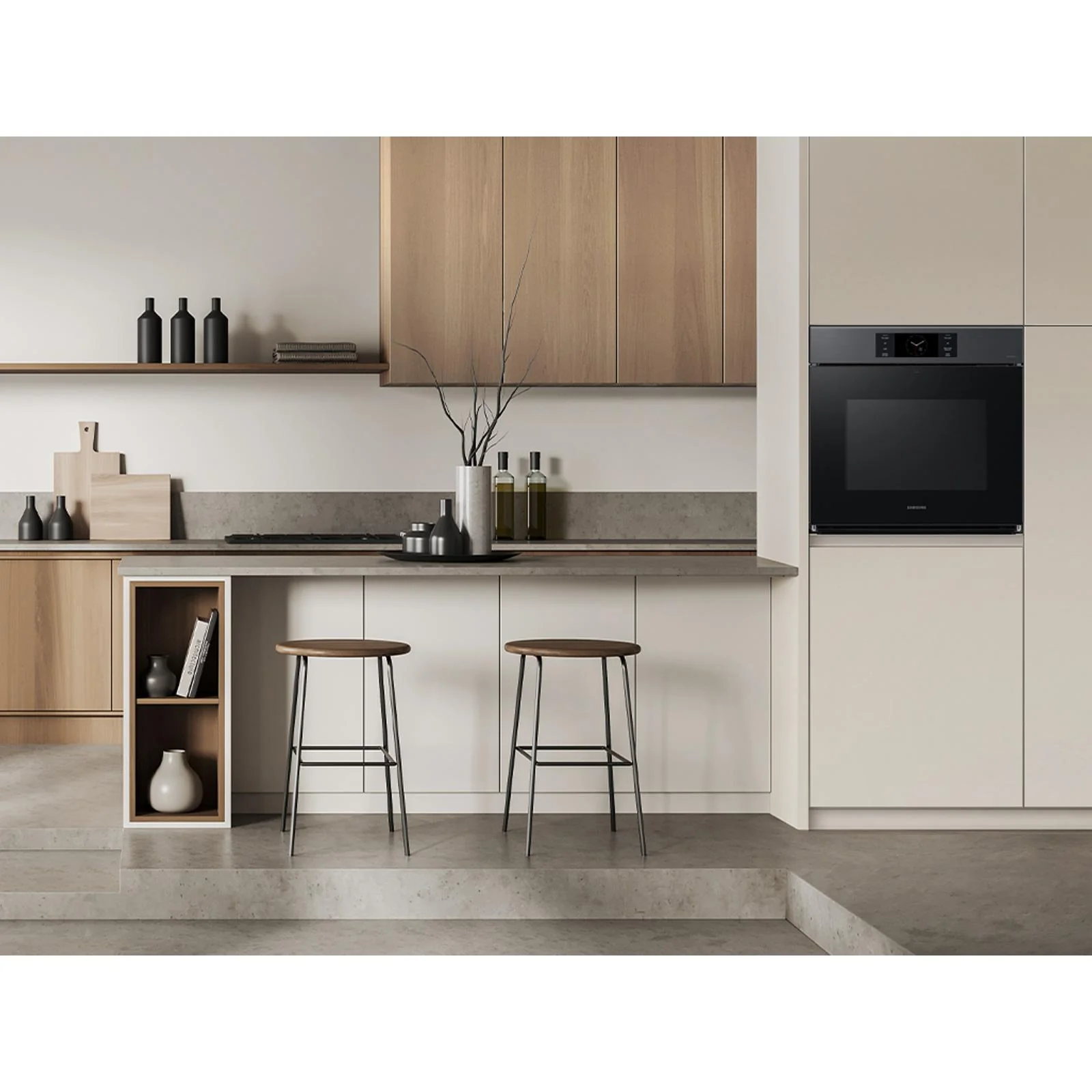 Samsung Four mural simple Série 7 de 5,1 pi³ avec caméra IA, Flex Duo et cuisson à la vapeur NV51CG700SMT/AA - Image 11