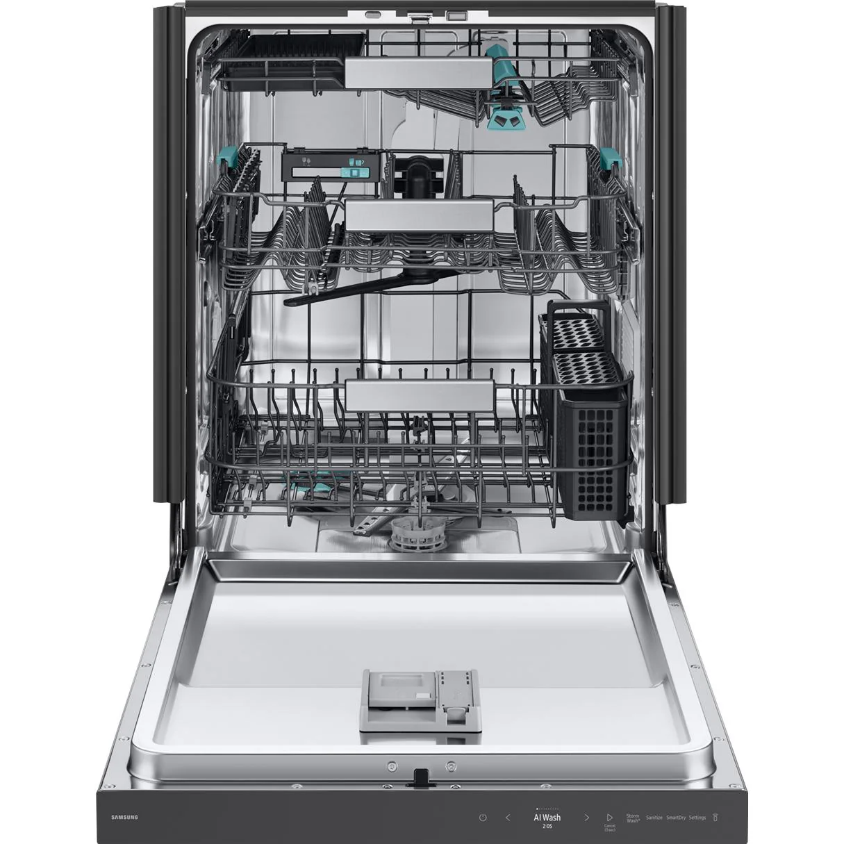Samsung Lave-vaisselle encastré Bespoke avec porte à ouverture automatique DW90F89P0USRAA - Image 2