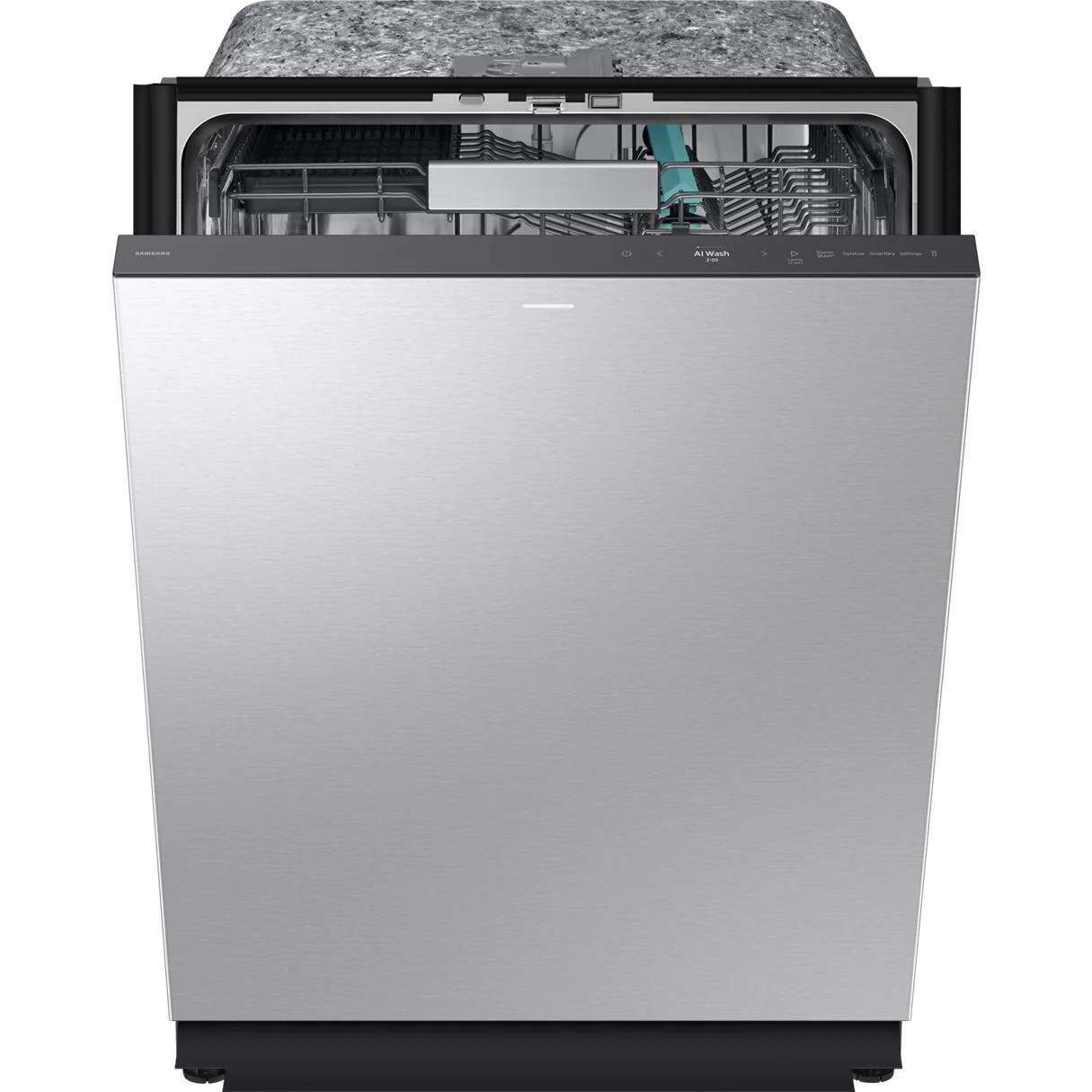 Samsung Lave-vaisselle encastré Bespoke avec porte à ouverture automatique DW90F89P0USRAA - Image 4