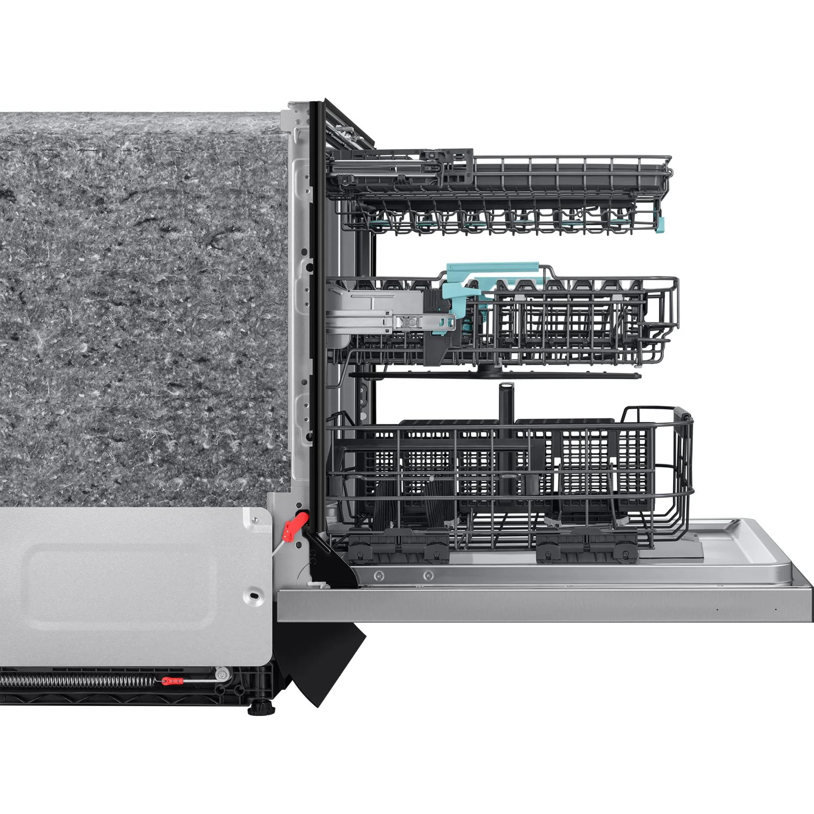 Samsung Lave-vaisselle encastré Bespoke avec porte à ouverture automatique DW90F89P0USRAA - Image 6