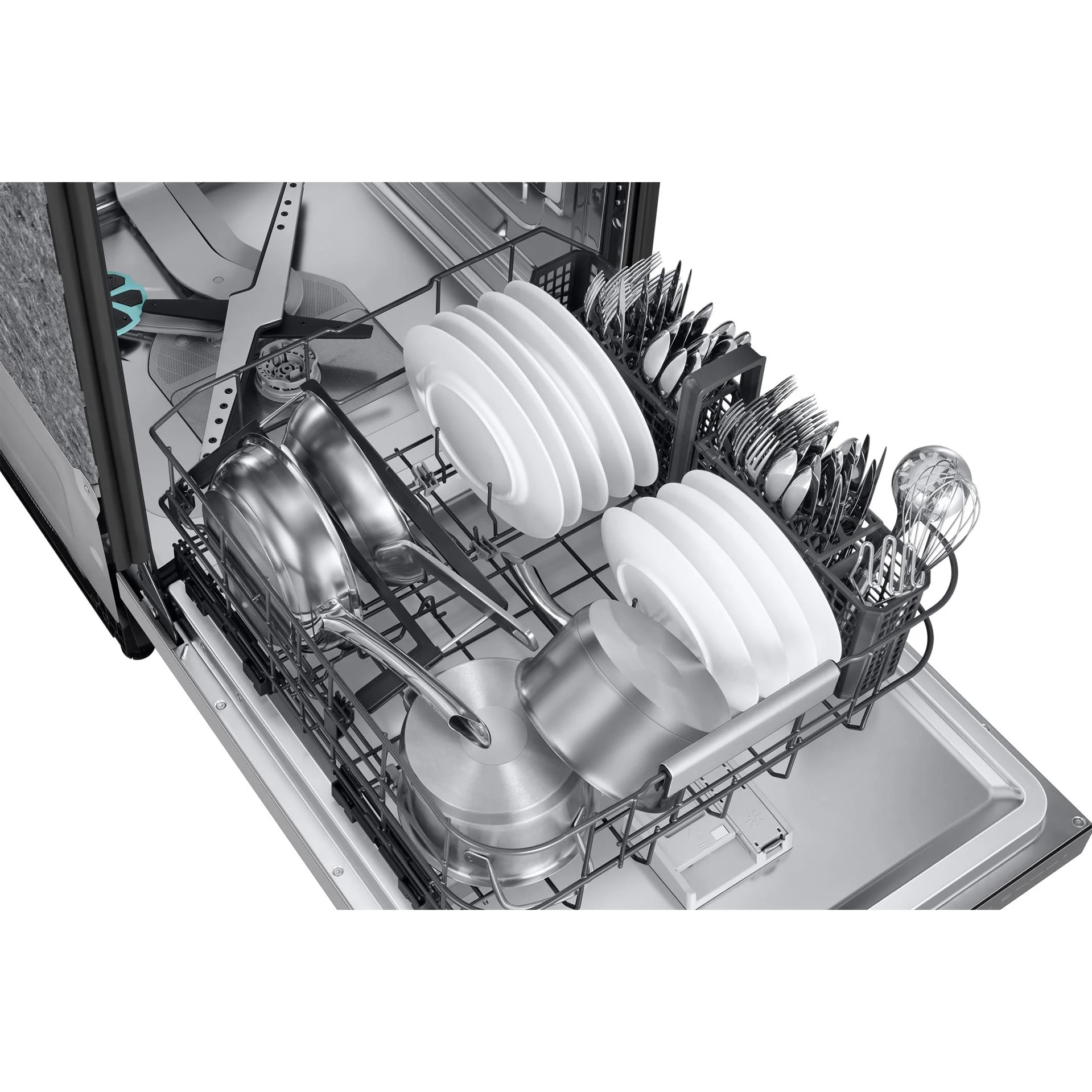Samsung Lave-vaisselle encastré Bespoke avec porte à ouverture automatique DW90F89P0USRAA - Image 9