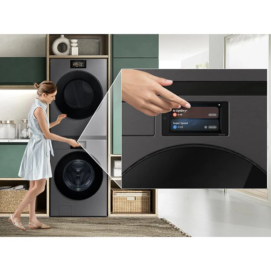 Samsung Laveuse frontale Bespoke AI série F90 de 6,1 pi³ avec détection intelligente des tissus WF90F53ADSA5 - Image 17