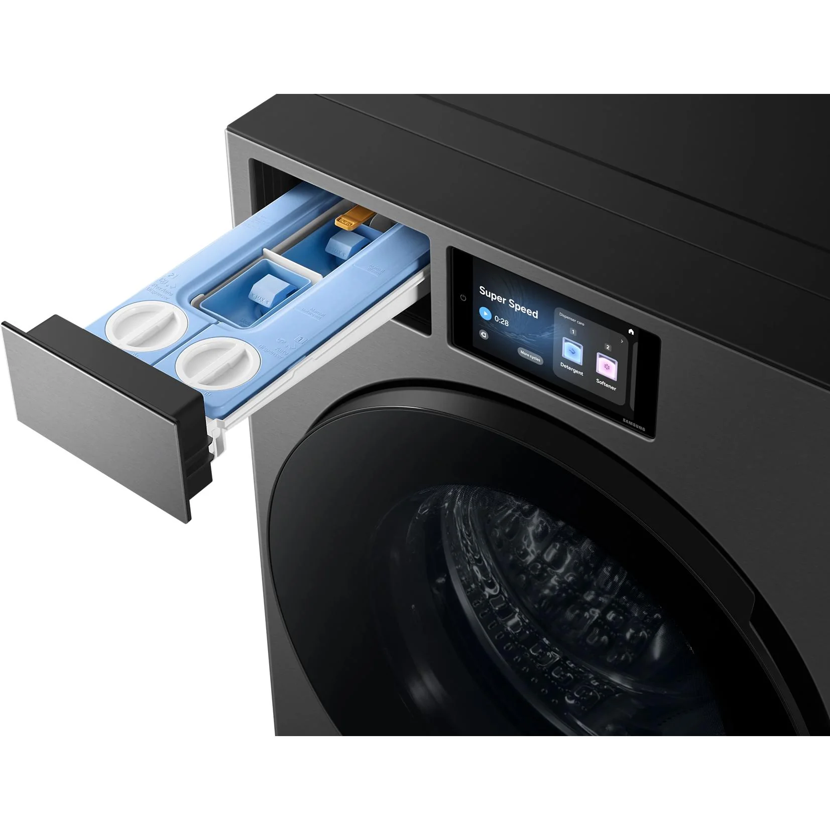 Samsung Laveuse frontale Bespoke AI série F90 de 6,1 pi³ avec détection intelligente des tissus WF90F53ADSA5 - Image 6