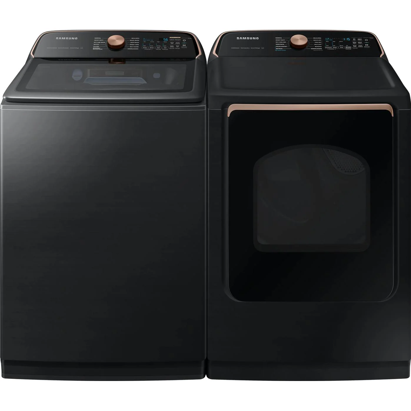 Samsung Laveuse à chargement vertical de 6.2 pi. cu. avec solution de soins pour animaux et distributeur automatique WA54CG7550AVA4 - Image 10