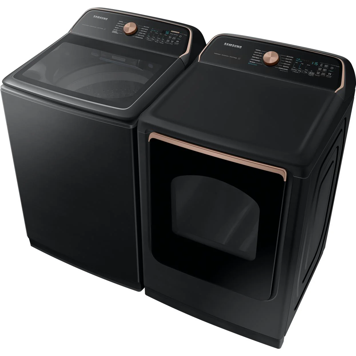 Samsung Laveuse à chargement vertical de 6.2 pi. cu. avec solution de soins pour animaux et distributeur automatique WA54CG7550AVA4 - Image 11
