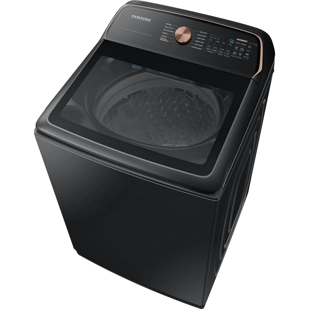 Samsung Laveuse à chargement vertical de 6.2 pi. cu. avec solution de soins pour animaux et distributeur automatique WA54CG7550AVA4 - Image 4