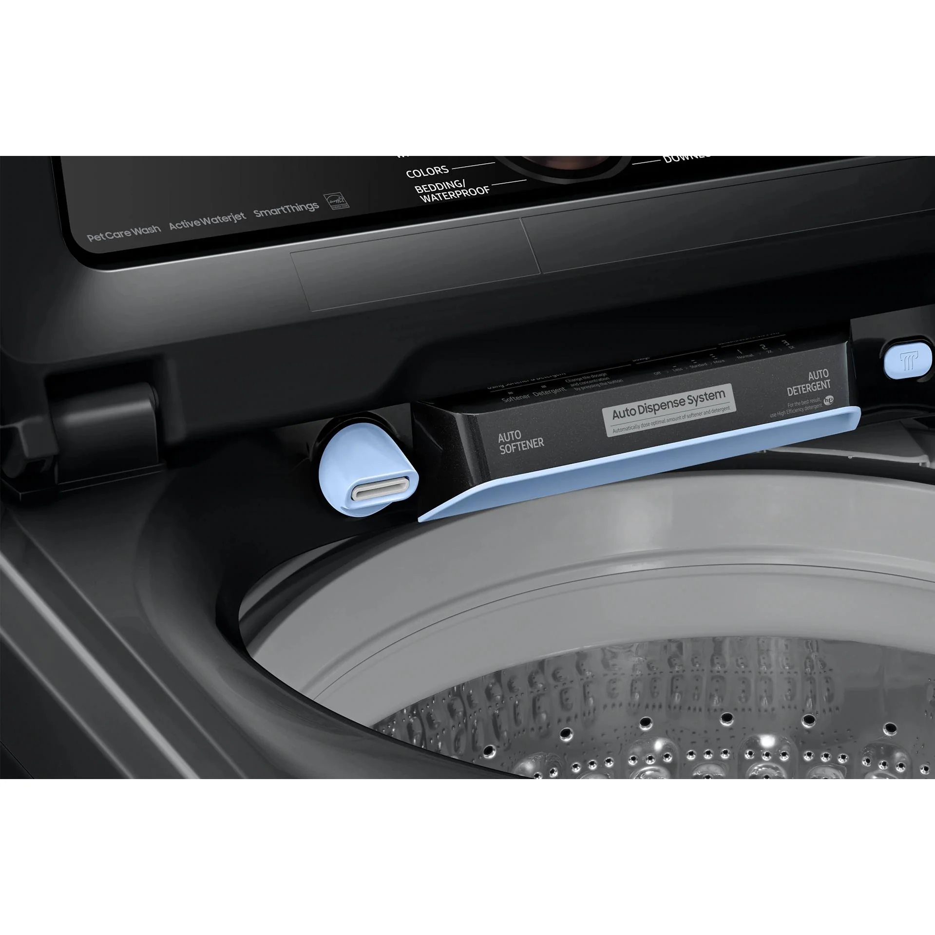 Samsung Laveuse à chargement vertical de 6.2 pi. cu. avec solution de soins pour animaux et distributeur automatique WA54CG7550AVA4 - Image 6
