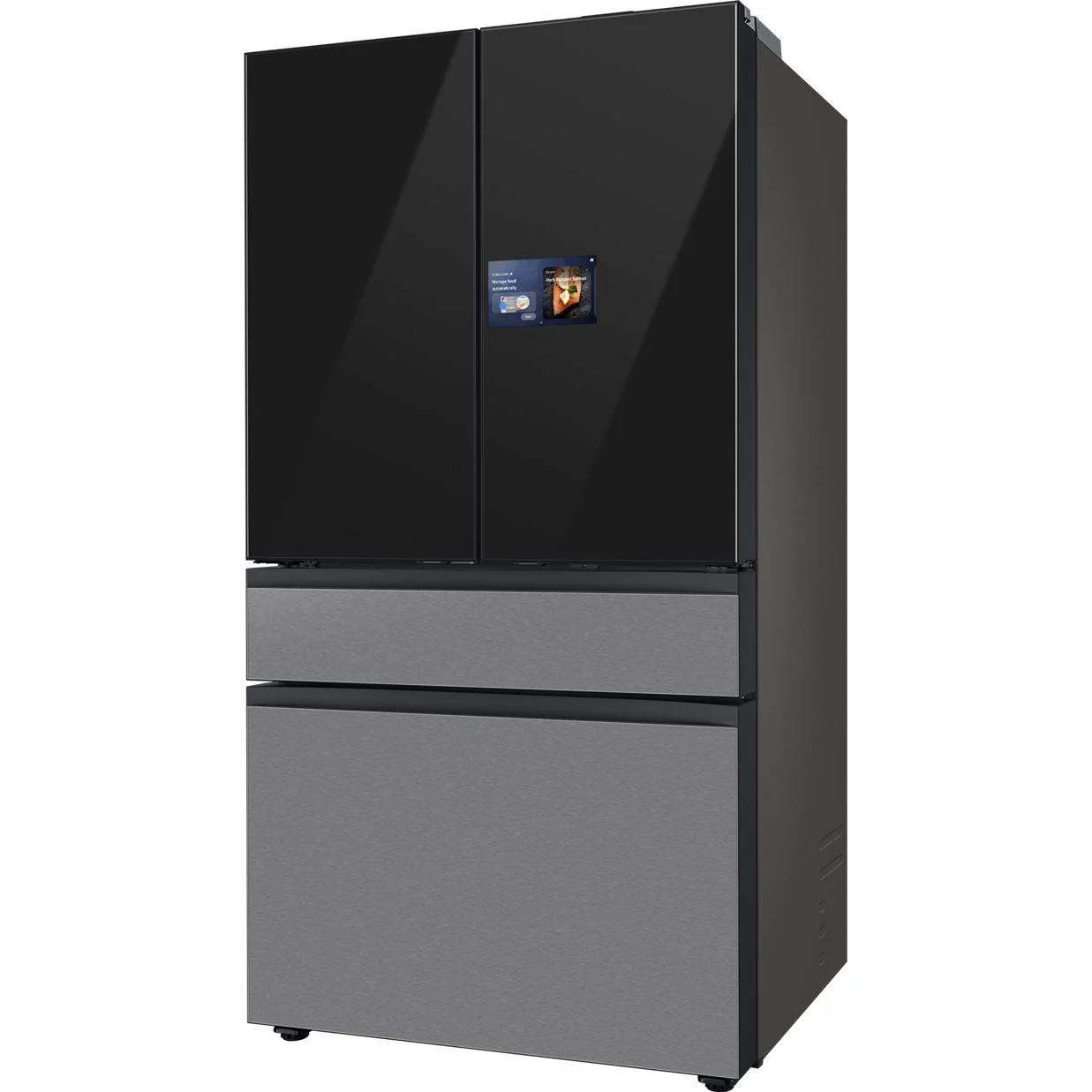 Samsung Réfrigérateur 4 Portes Bespoke AI de 36 Pouces, 29 Pi³, avec Écran d’Accueil IA RF90F29BECRAA - Image 4