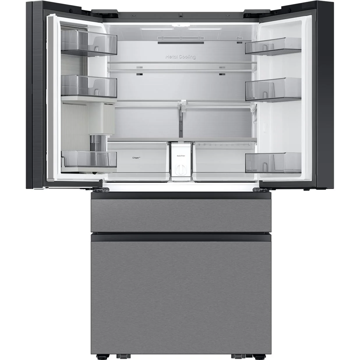 Samsung Réfrigérateur 4 Portes Bespoke AI de 36 Pouces, 29 Pi³, avec Écran d’Accueil IA RF90F29BECRAA - Image 5