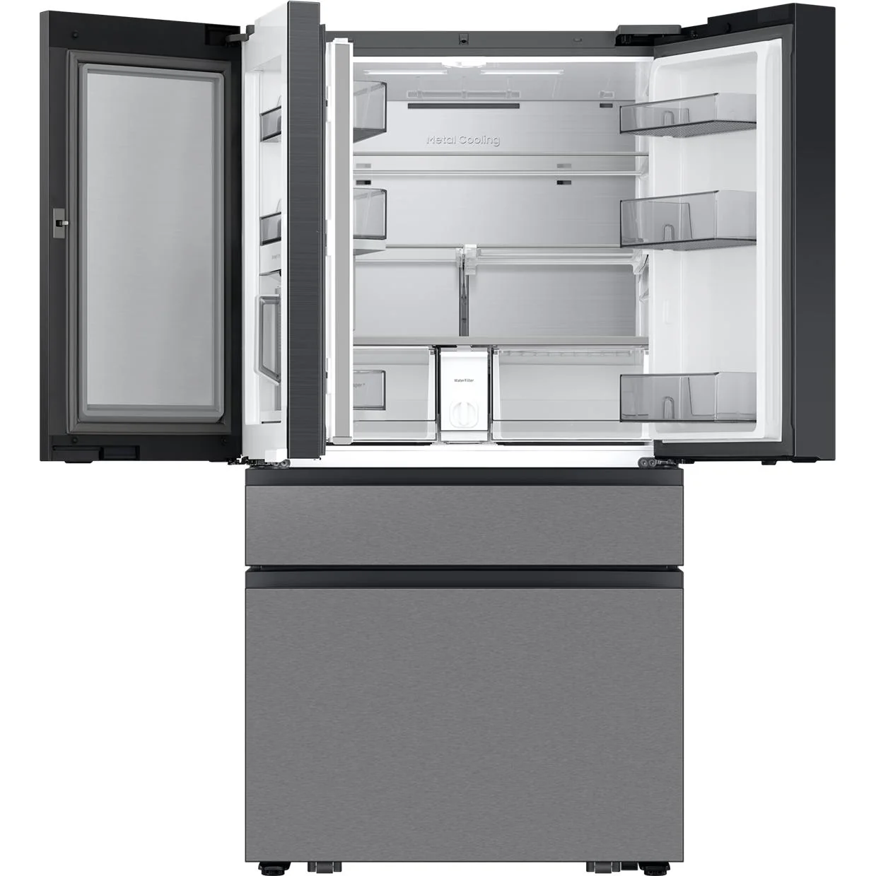 Samsung Réfrigérateur 4 Portes Bespoke AI de 36 Pouces, 29 Pi³, avec Écran d’Accueil IA RF90F29BECRAA - Image 7