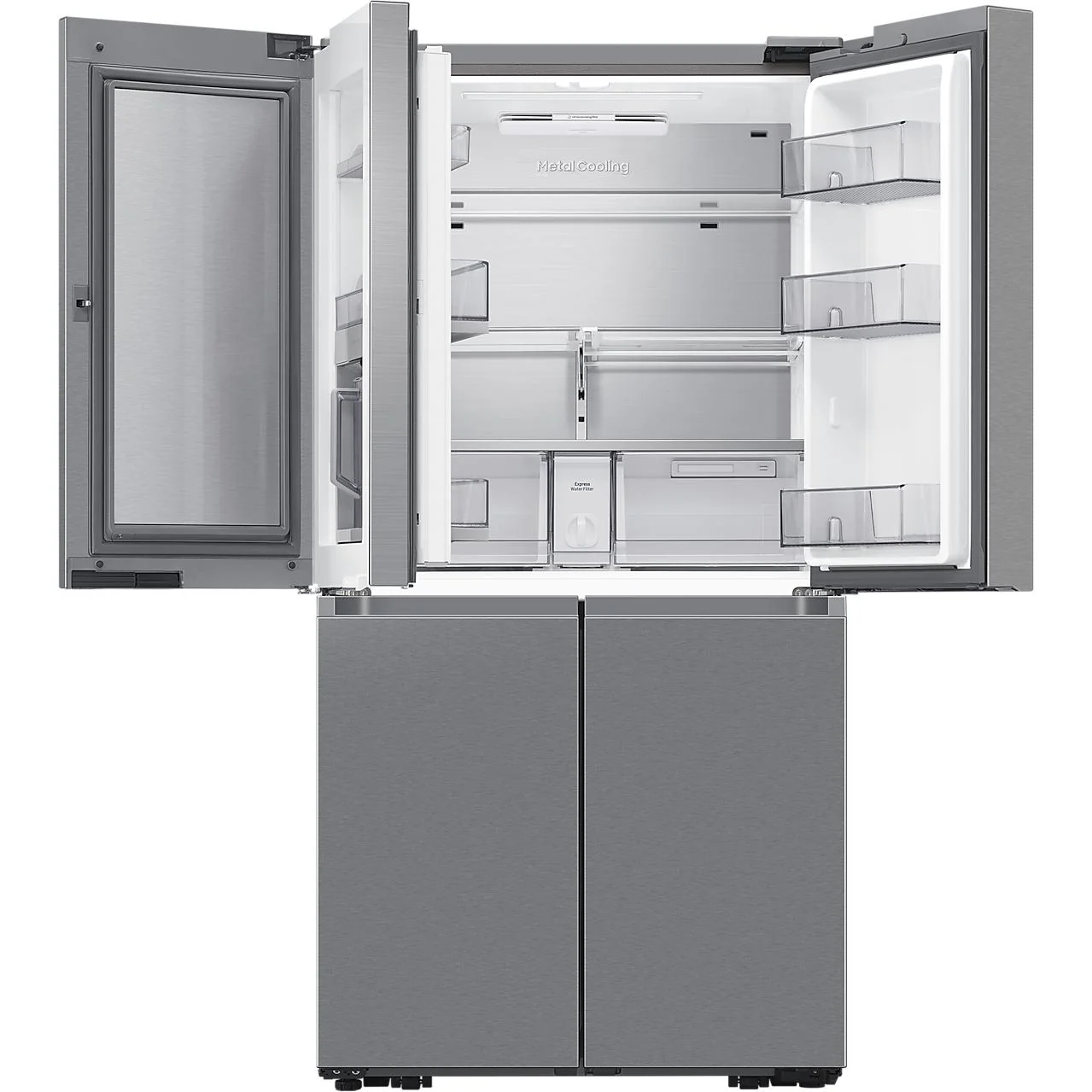 Samsung Réfrigérateur a quatre portes avec porte à deux battants à profondeur de comptoir de 36 po, 23 pi cu RF23DG9600SRAC - Image 4