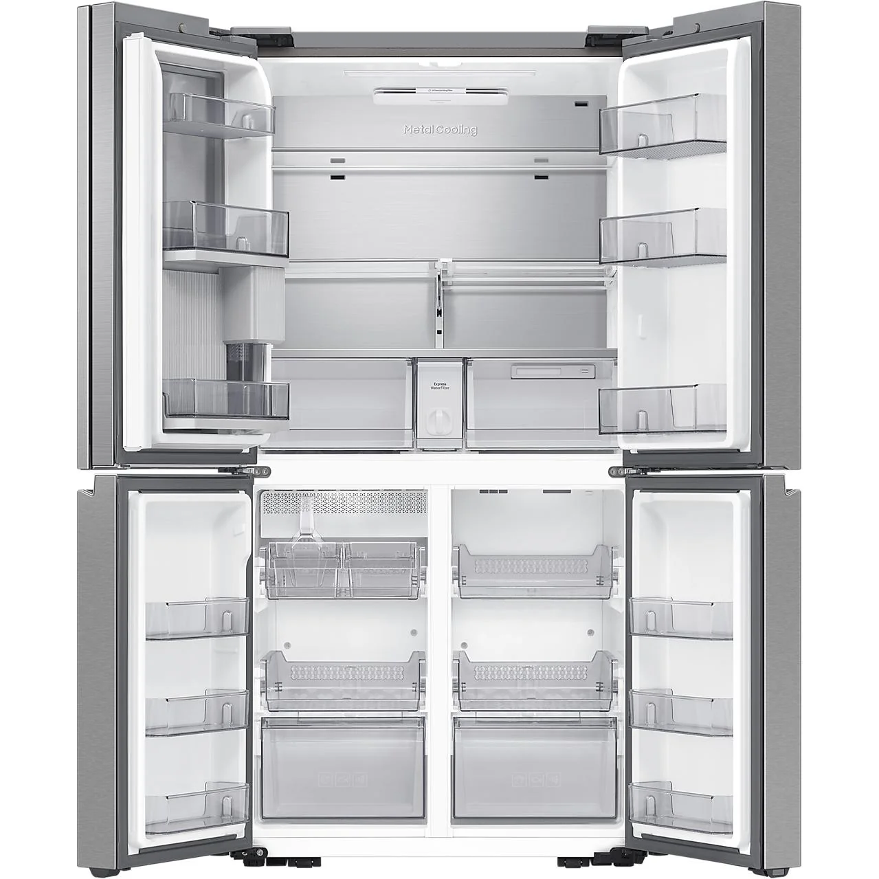 Samsung Réfrigérateur a quatre portes avec porte à deux battants à profondeur de comptoir de 36 po, 23 pi cu RF23DG9600SRAC - Image 5