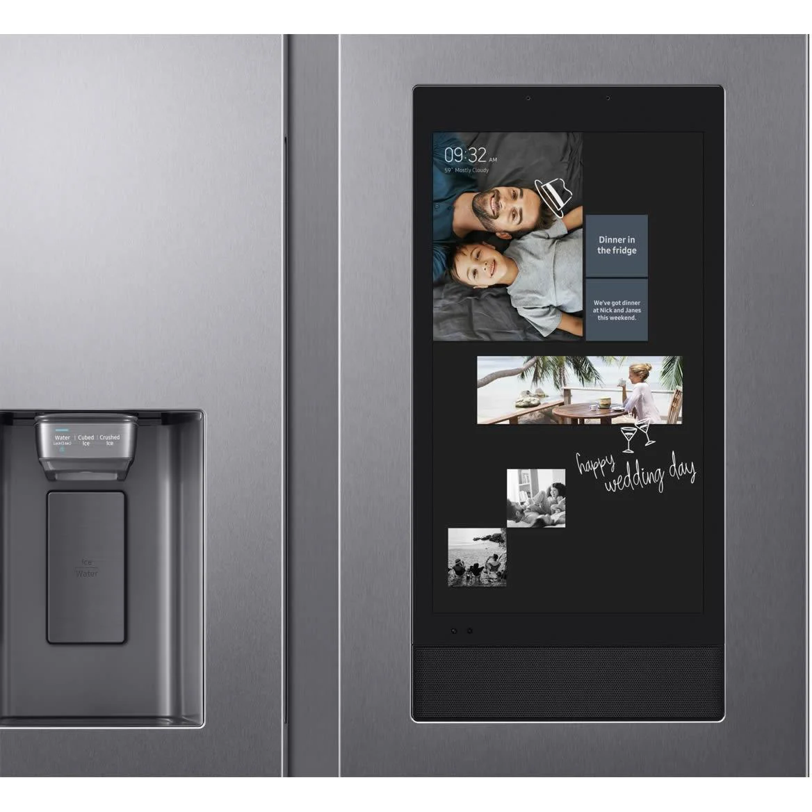 Samsung Réfrigérateur cÎte-à -cÎte à profondeur de comptoir de 36 po., 21,5 pi.cu. avec Family Hub⹠RS22T5561SR/AC - Image 11