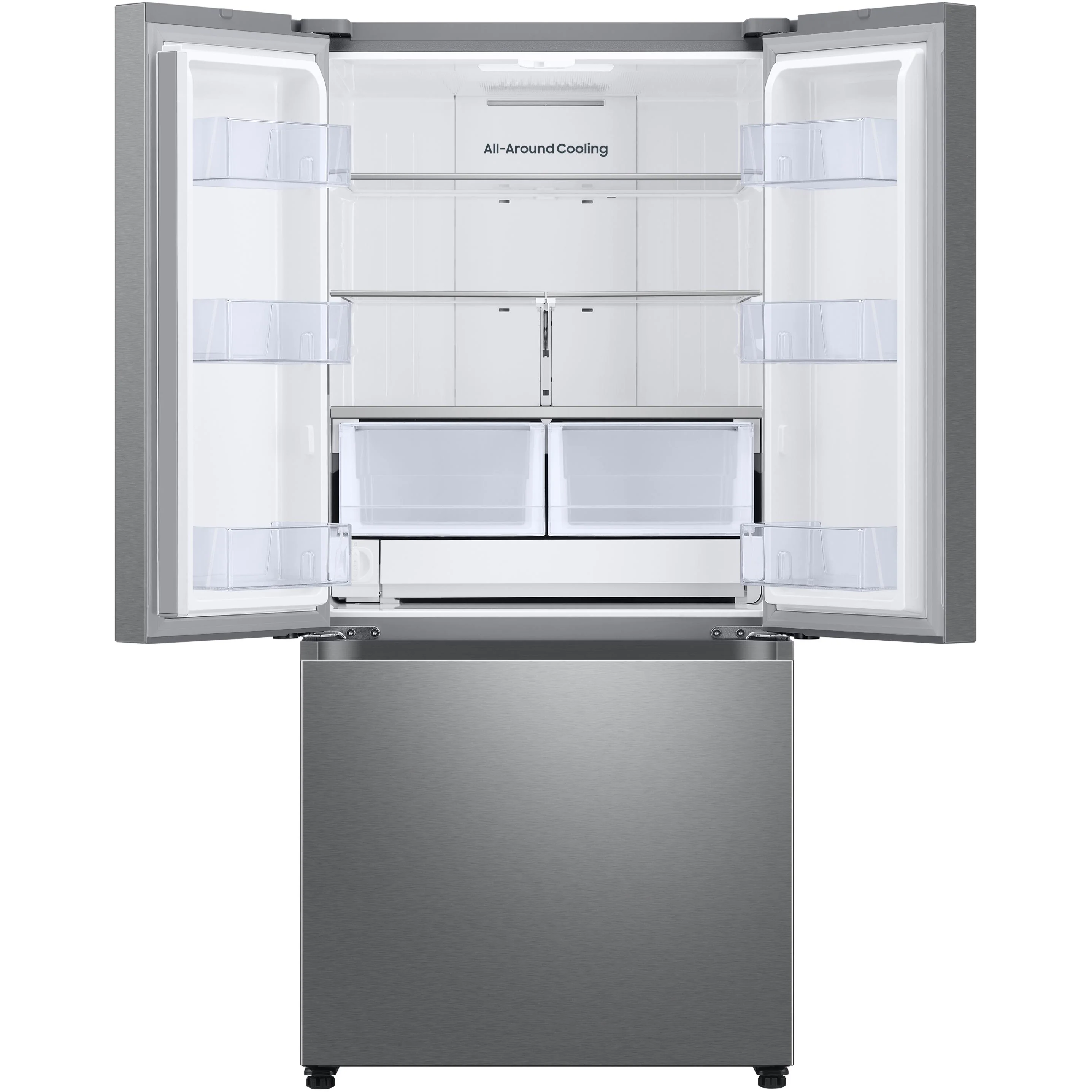 Samsung Réfrigérateur trois portes avec porte à deux battants de 33 pouces, 25 pi. cu. avec machine à glaçons automatique double avec Ice Bites™ RF25C5151SR/AA - Image 2