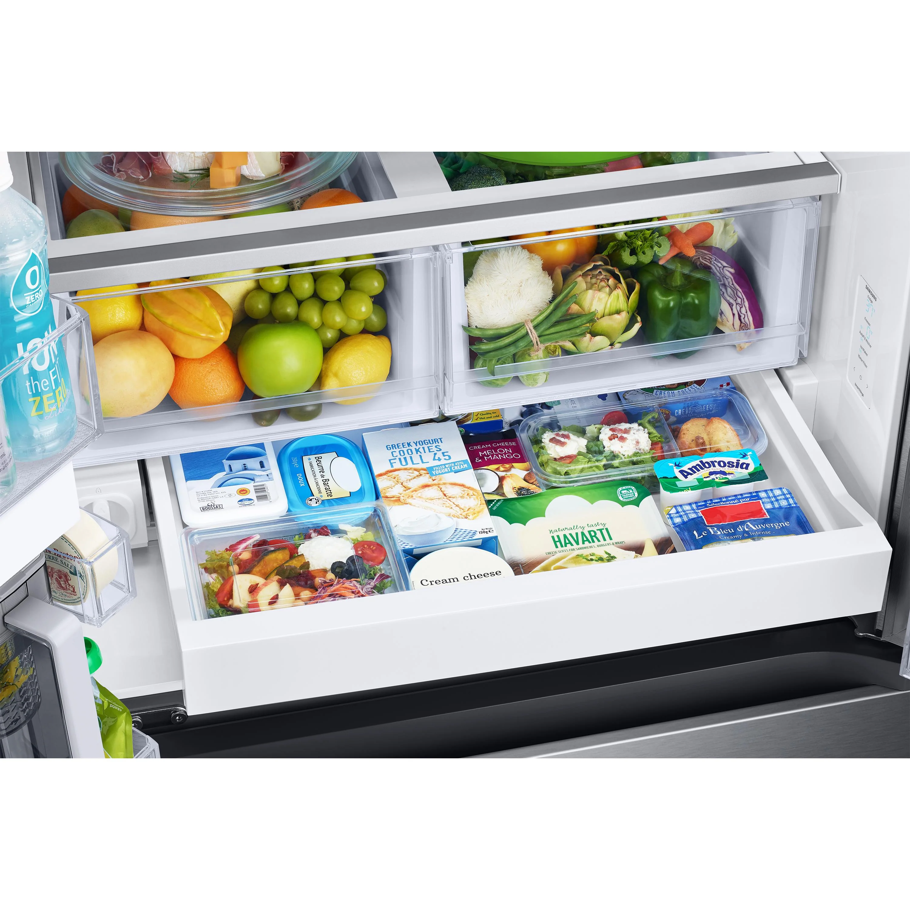 Samsung Réfrigérateur trois portes avec porte à deux battants de 33 pouces, 24,5 pi. cu. avec Beverage Center™ et pichet d’eau à remplissage automatique - Image 8