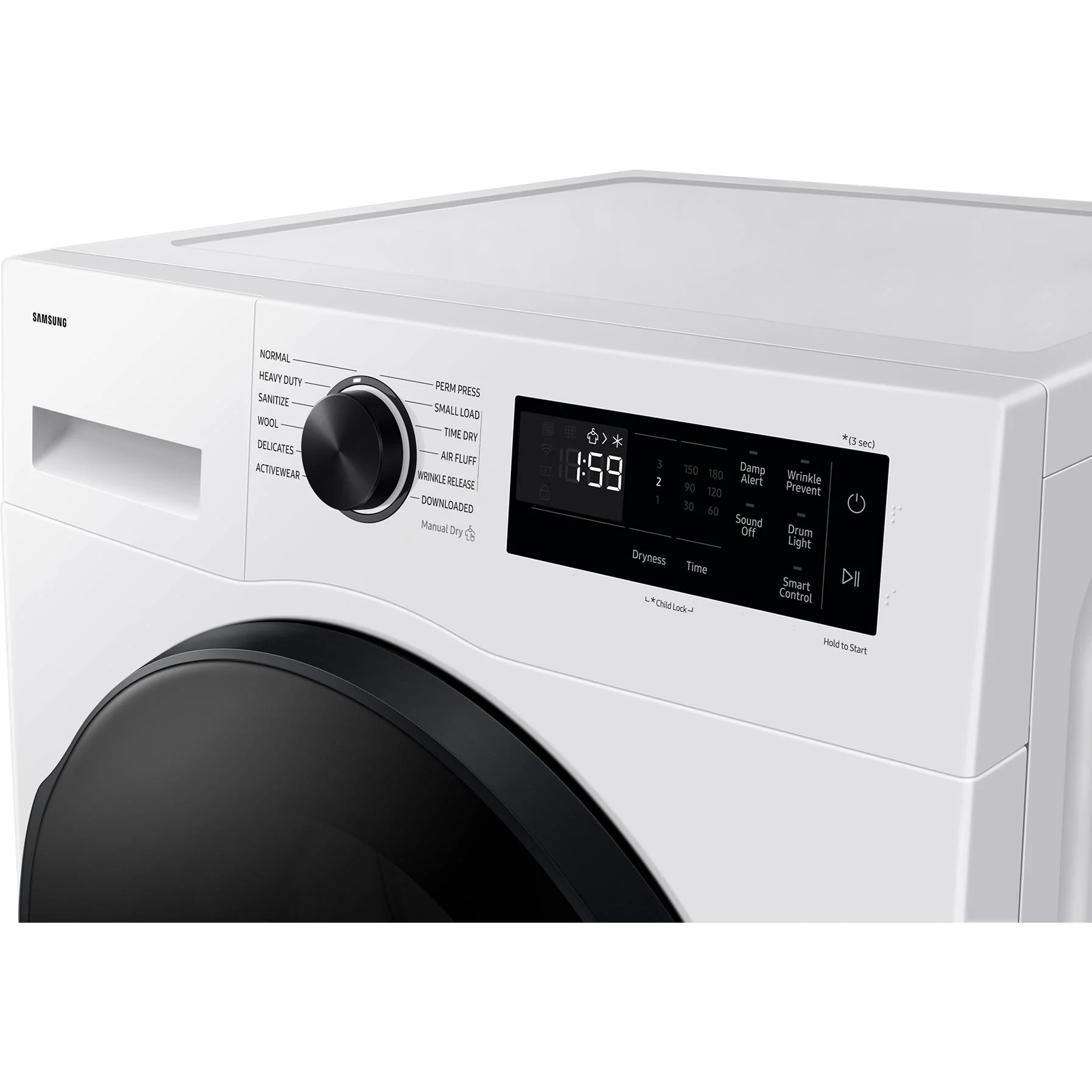 Samsung Sécheuse électrique compacte série 5000 avec séchage par pompe à chaleur DV25FG50B0BE/AC - Image 4