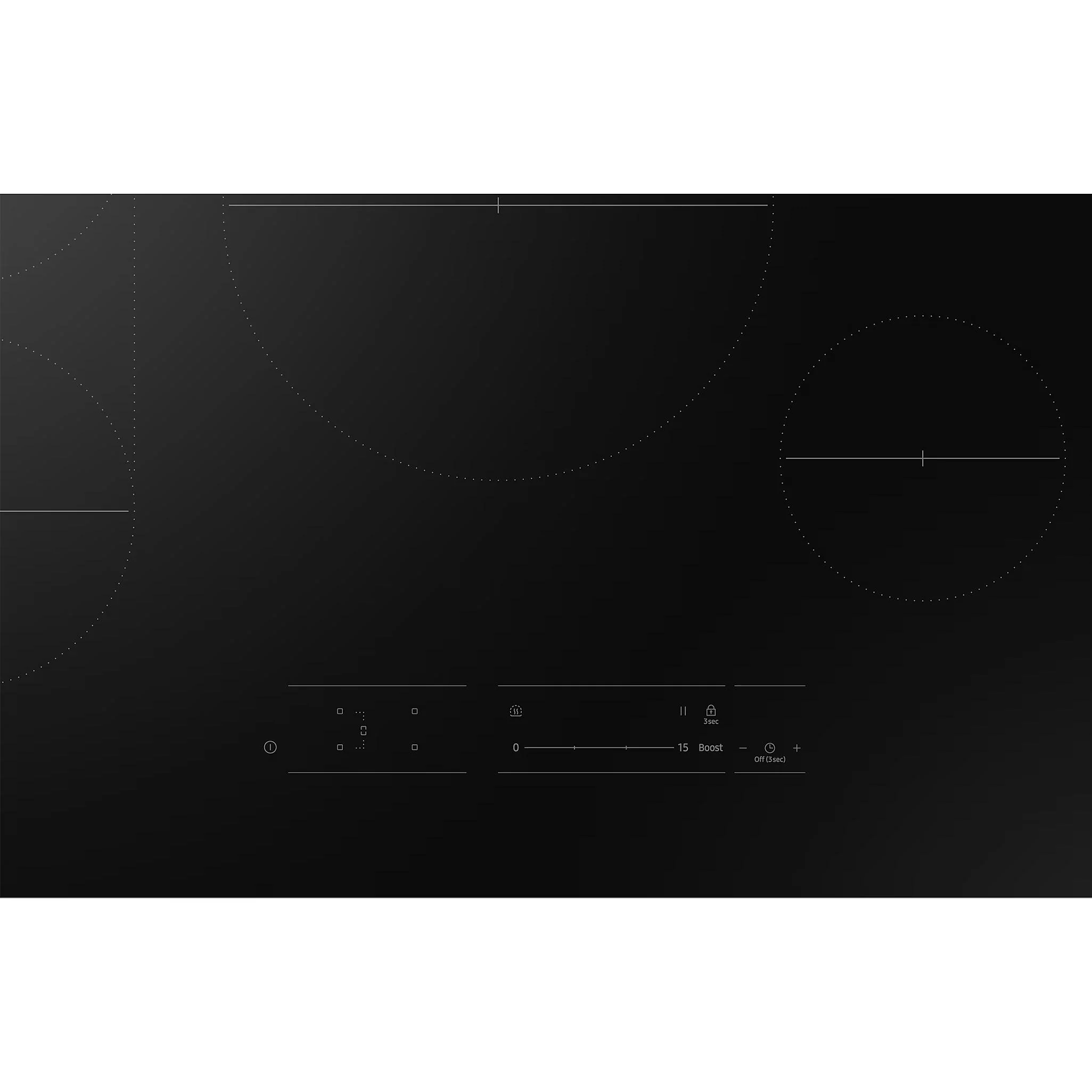 Samsung Table de Cuisson à Induction Intelligente de 30 Pouces avec 4 Éléments et Commandes Tactiles Numériques CC70F30S2DAA - Image 5