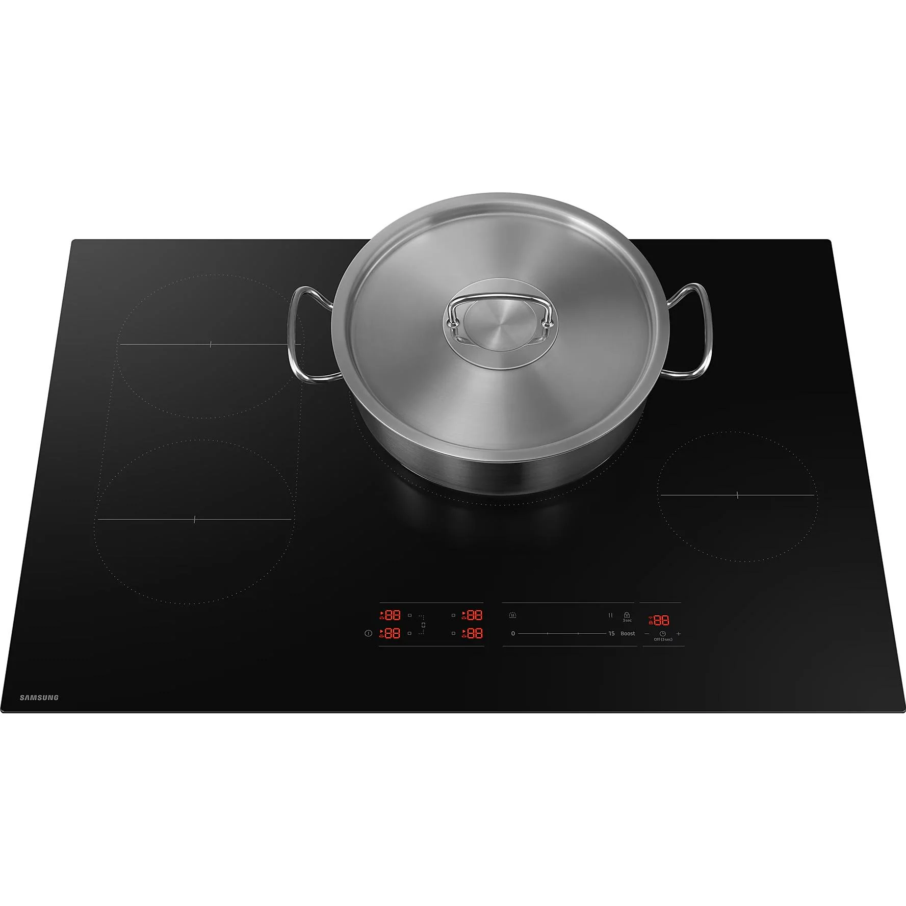 Samsung Table de Cuisson à Induction Intelligente de 30 Pouces avec 4 Éléments et Commandes Tactiles Numériques CC70F30S2DAA - Image 7