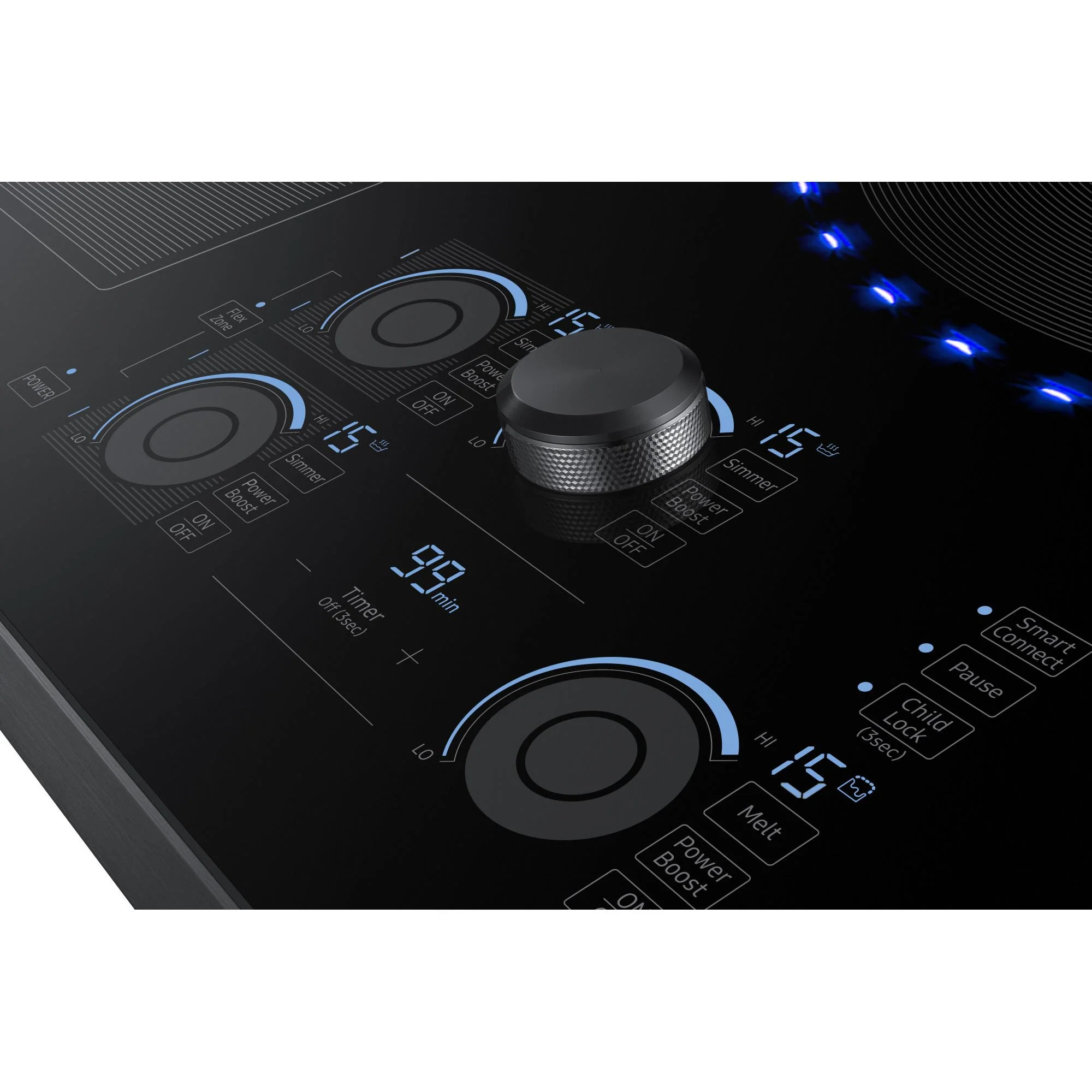 Samsung Table de cuisson encastrée à induction de 30 po. avec Virtual Flame Technology™ NZ30K7880UG/AA - Image 3