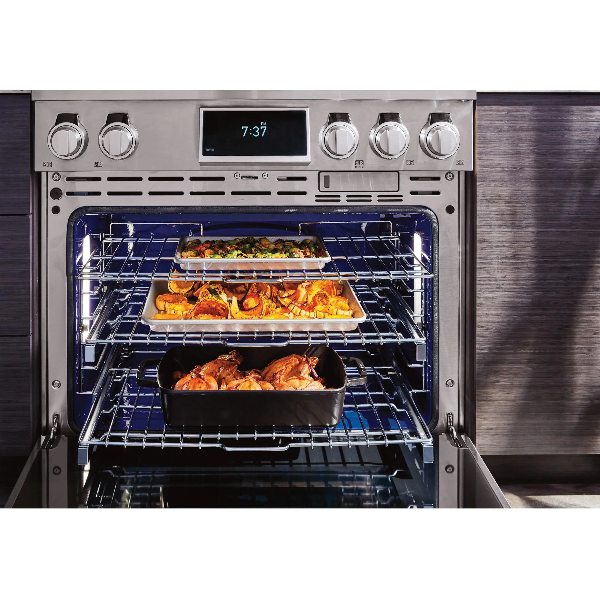 Signature Kitchen Suite Cuisinière amovible à biénergie de 36 po avec four Steam-Assist SKSDR360GS - Image 14