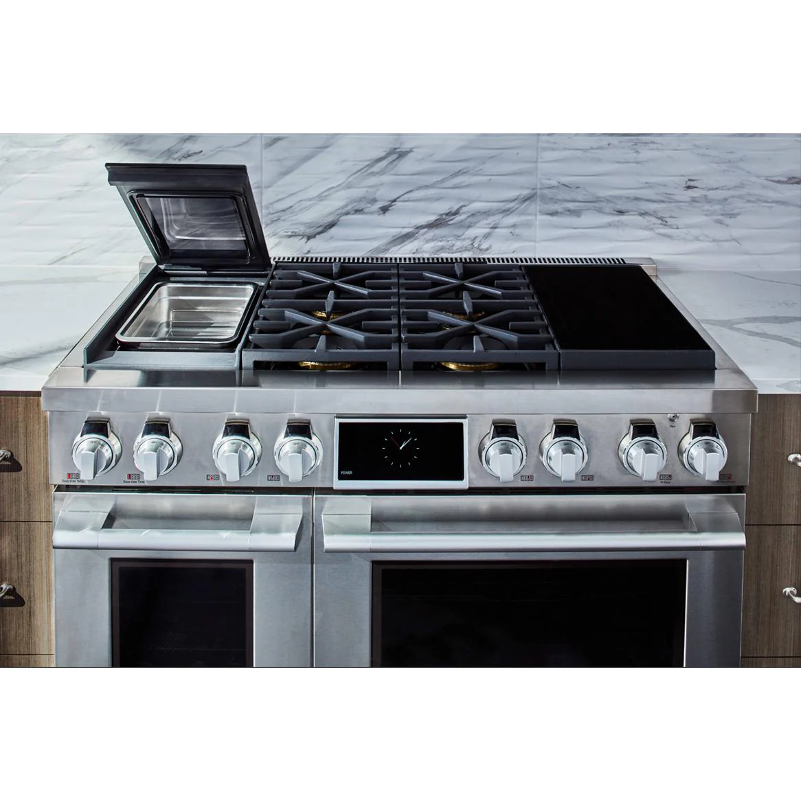 Signature Kitchen Suite Cuisinière amovible à biénergie de 48 po avec Sous Vide SKSDR480SIS - Image 13
