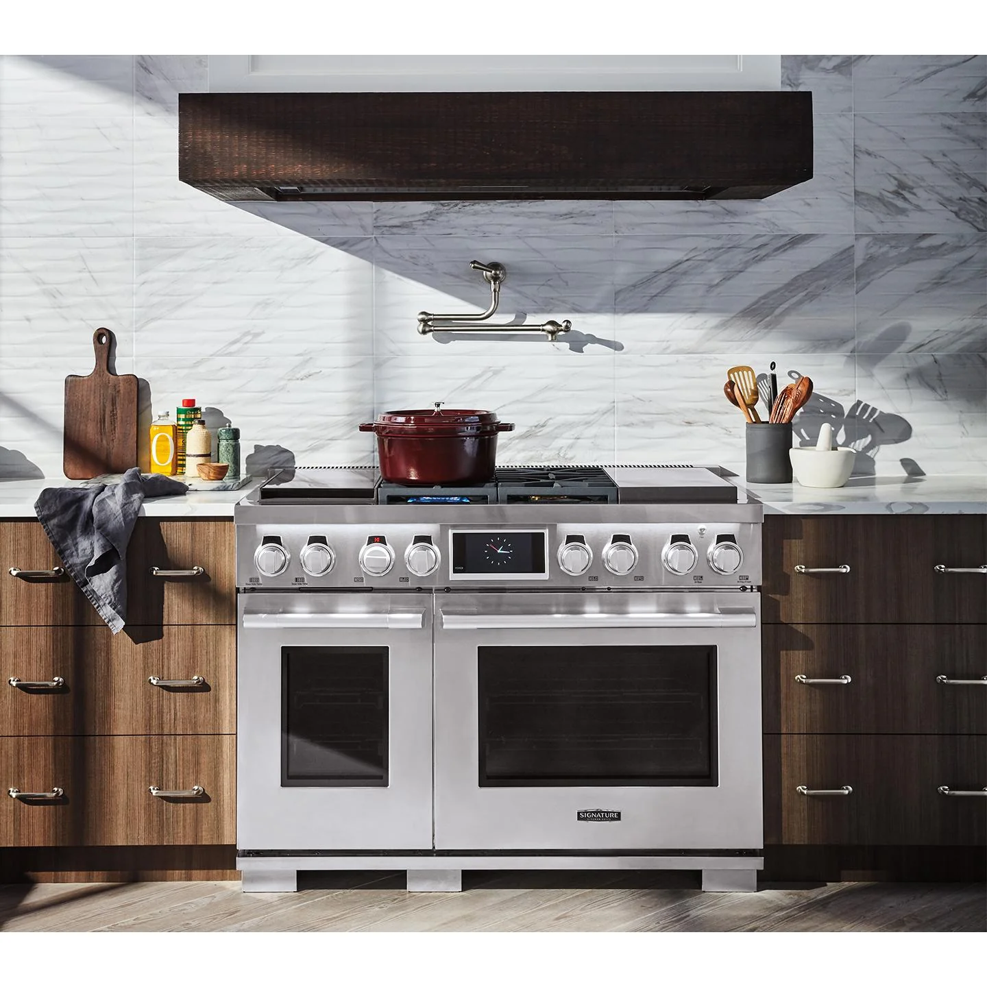 Signature Kitchen Suite Cuisinière amovible à biénergie de 48 po avec Sous Vide SKSDR480SIS - Image 14